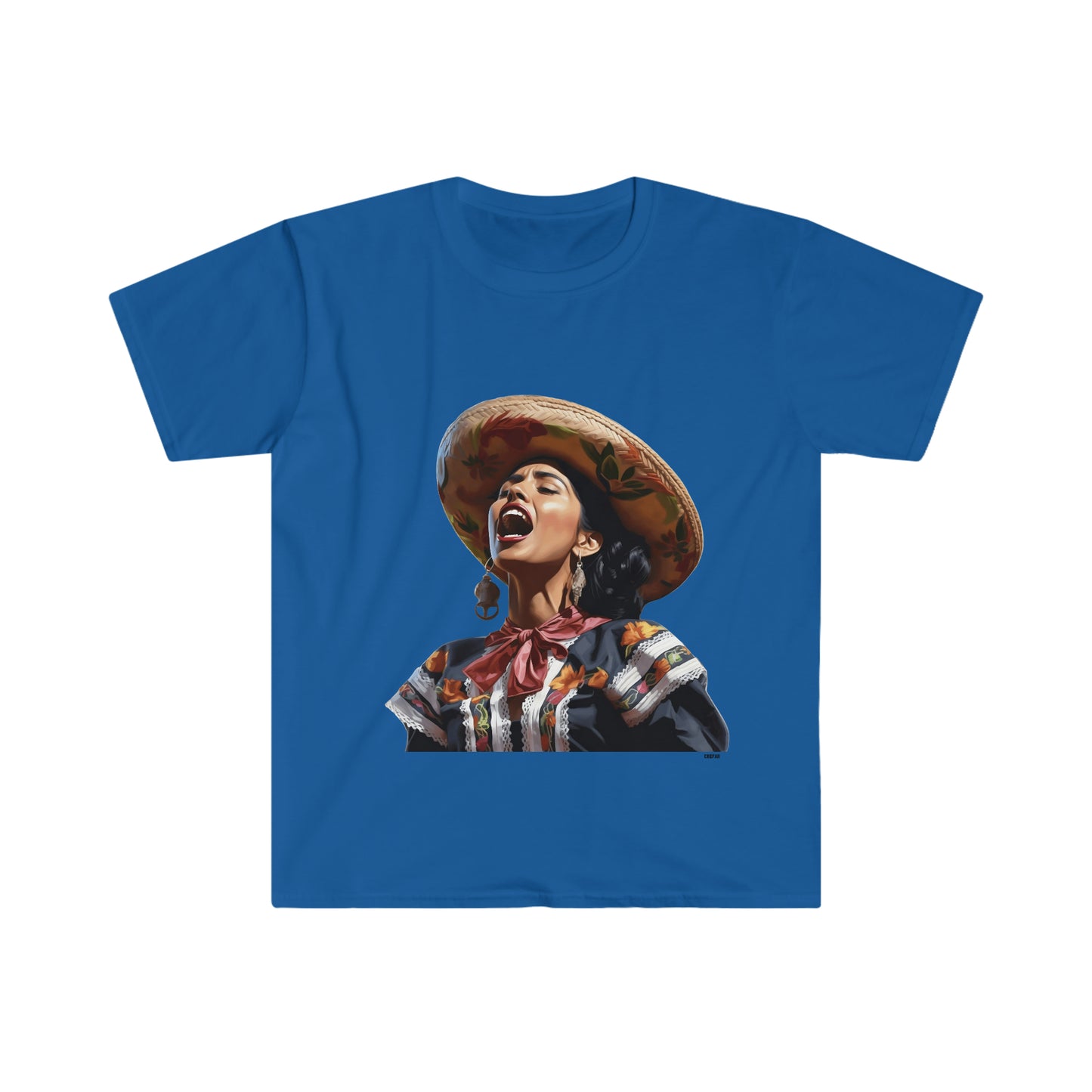 Mariachi Woman, Unisex Softstyle T-Shirt