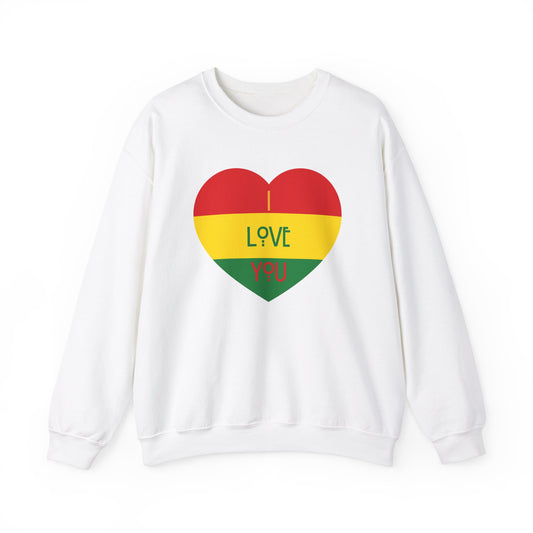 Chefao I Love You I, Unisex Heavy Blend™ Crewneck Sweatshirt