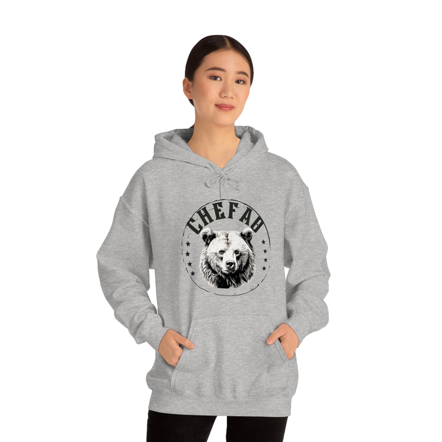 Chefao Bear I, Unisex Heavy Blend Hooded Sweatshirt