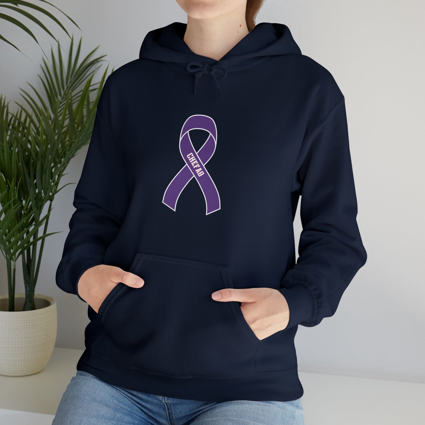 Chefao Cancer Awareness I, Unisex Heavy Blend™ Hooded Sweatshirt