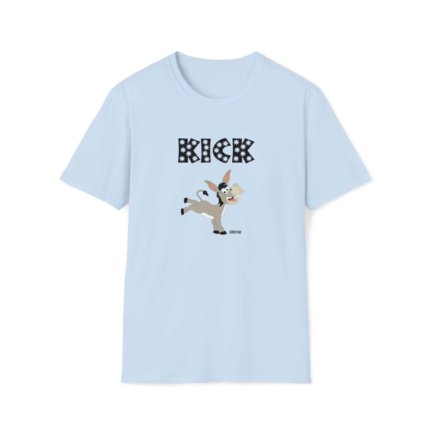 Chefao Kick I, Unisex Softstyle T-Shirt