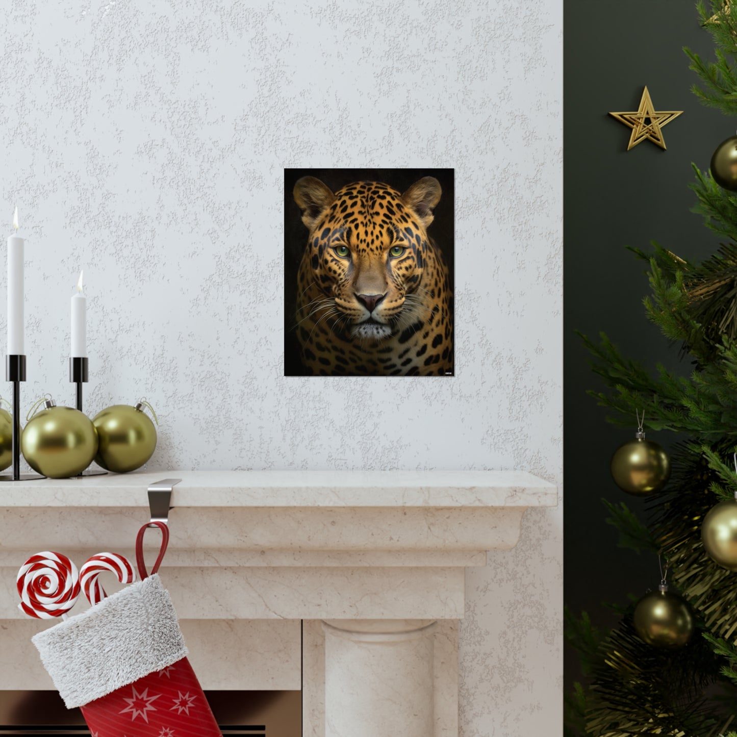 Captivation of a Jaguar, Premium Matte Vertical Posters