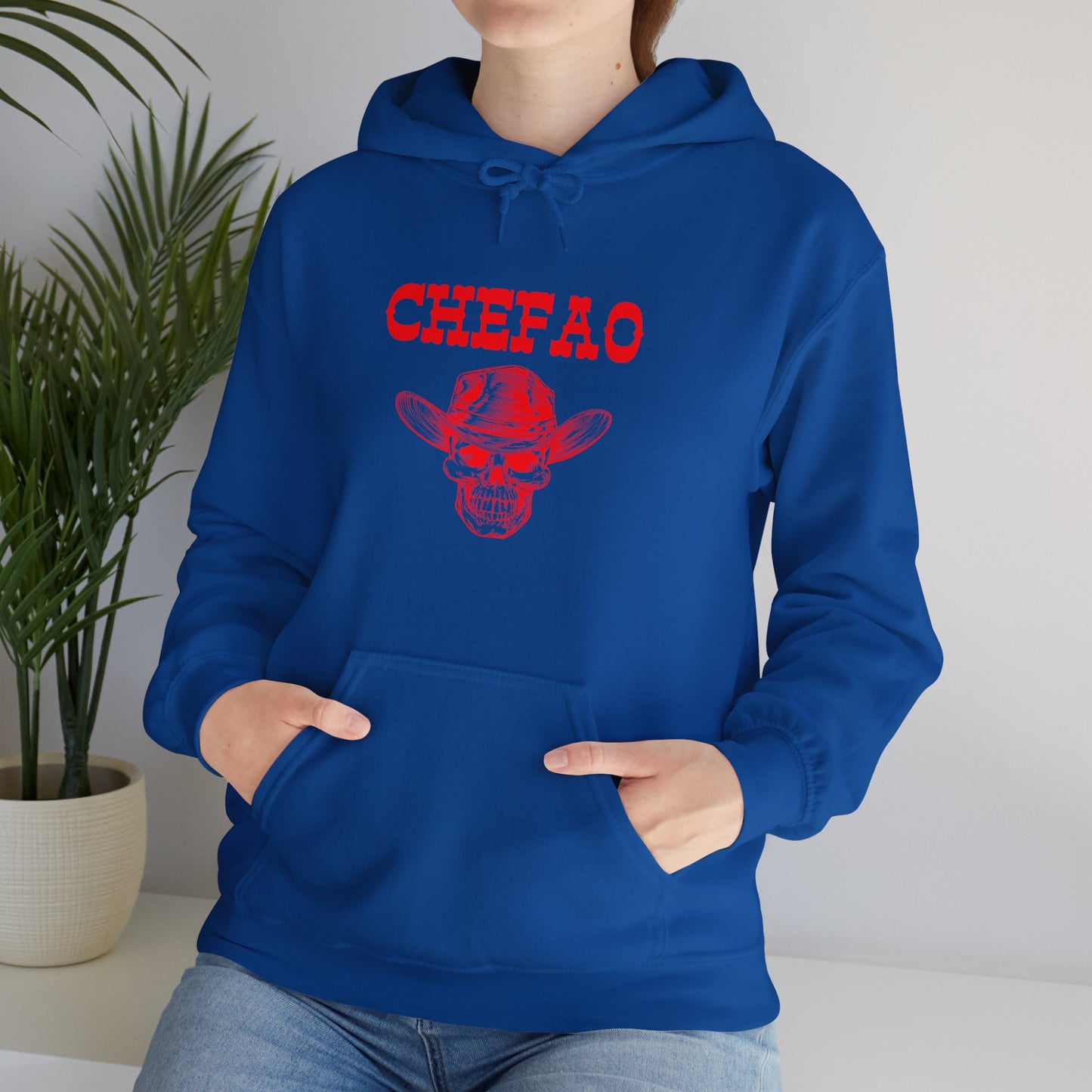 Chefao Cowboy VII, Unisex Heavy Blend Hooded Sweatshirt