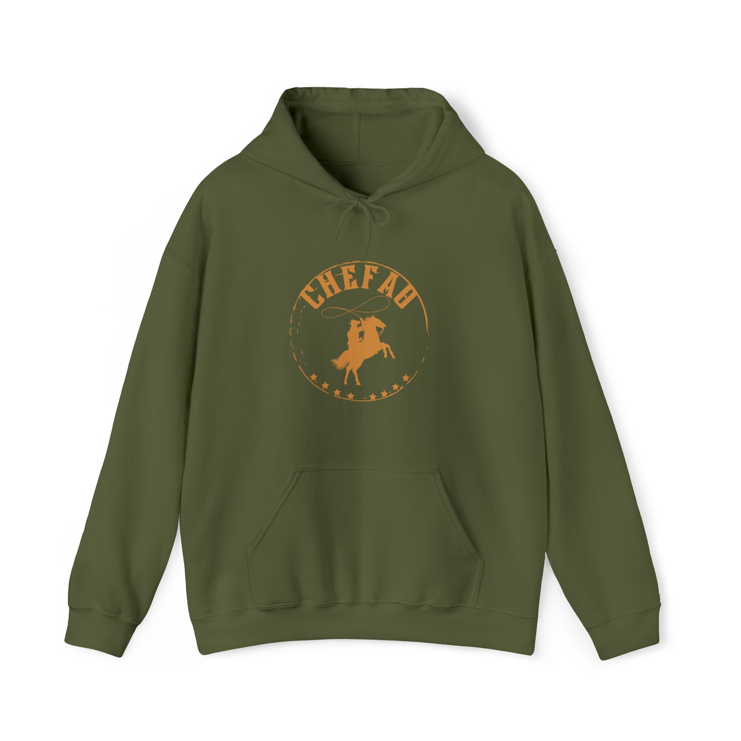 Chefao Cowboy V, Unisex Heavy Blend Hooded Sweatshirt