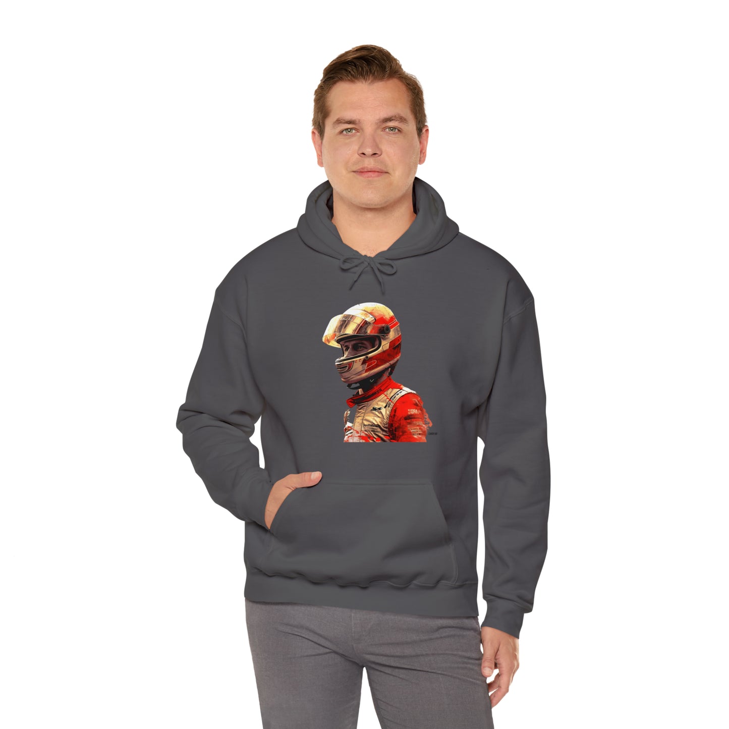 Racecar Driver, Unisex Heavy Blend Hooded Sweatshirt