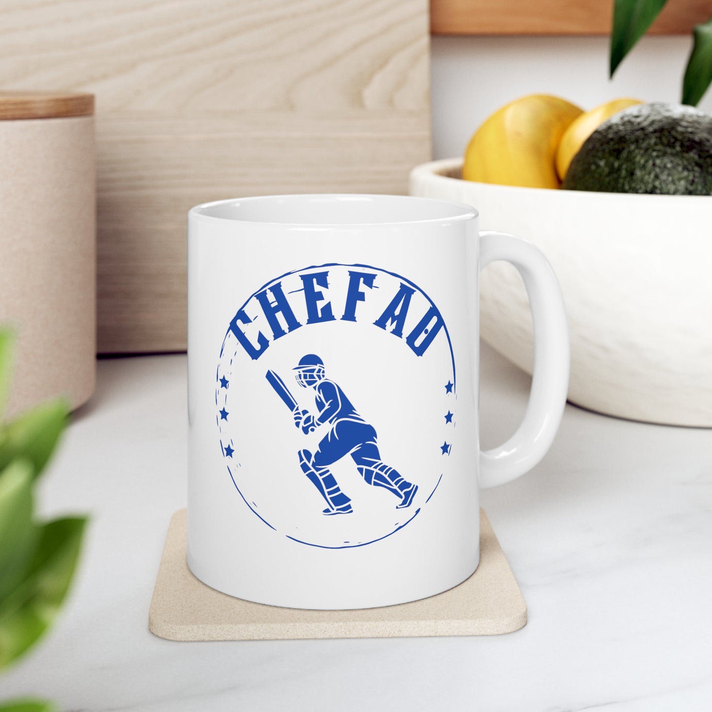 Chefao Cricket lII, White Coffee Mug 11oz