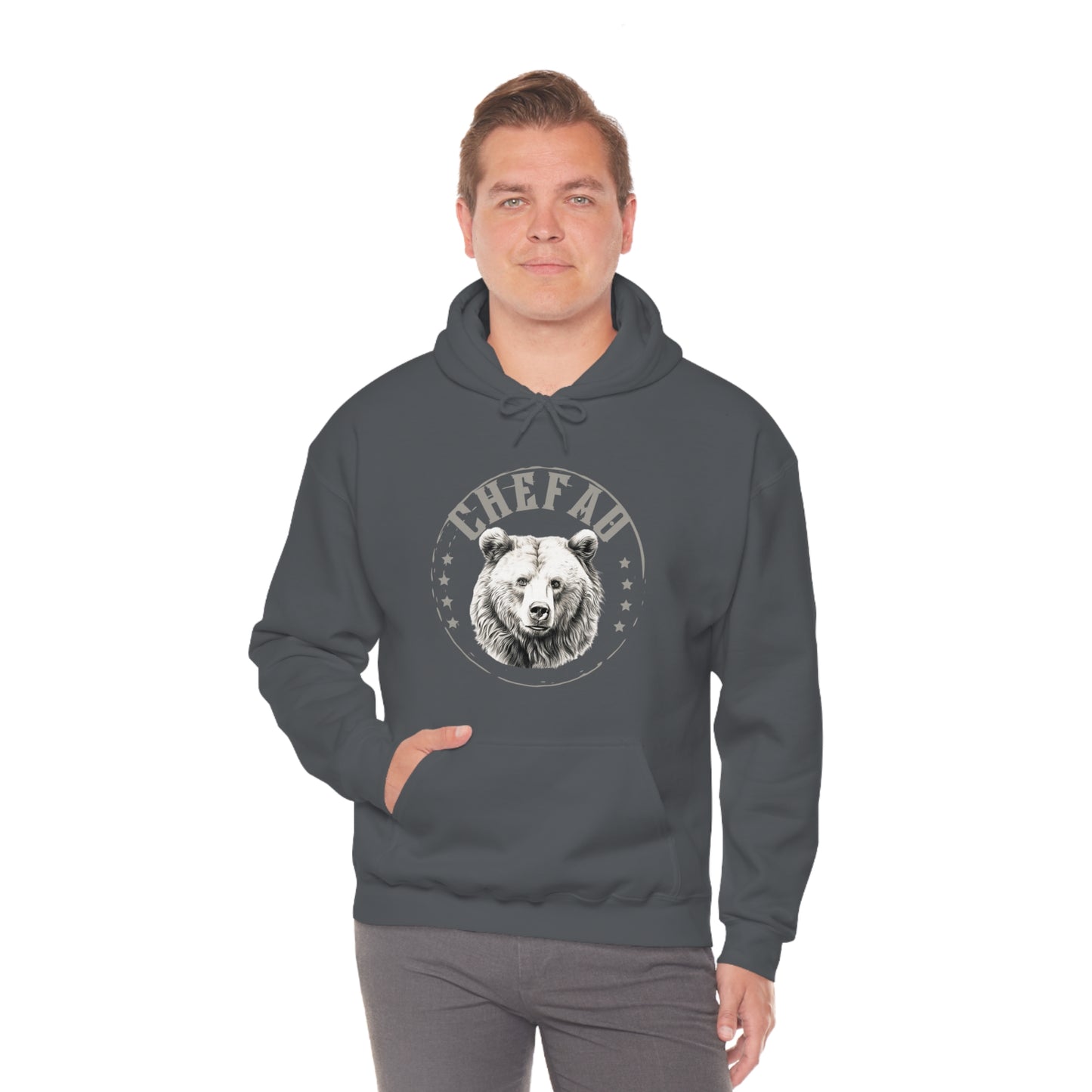 Chefao Bear I, Unisex Heavy Blend Hooded Sweatshirt