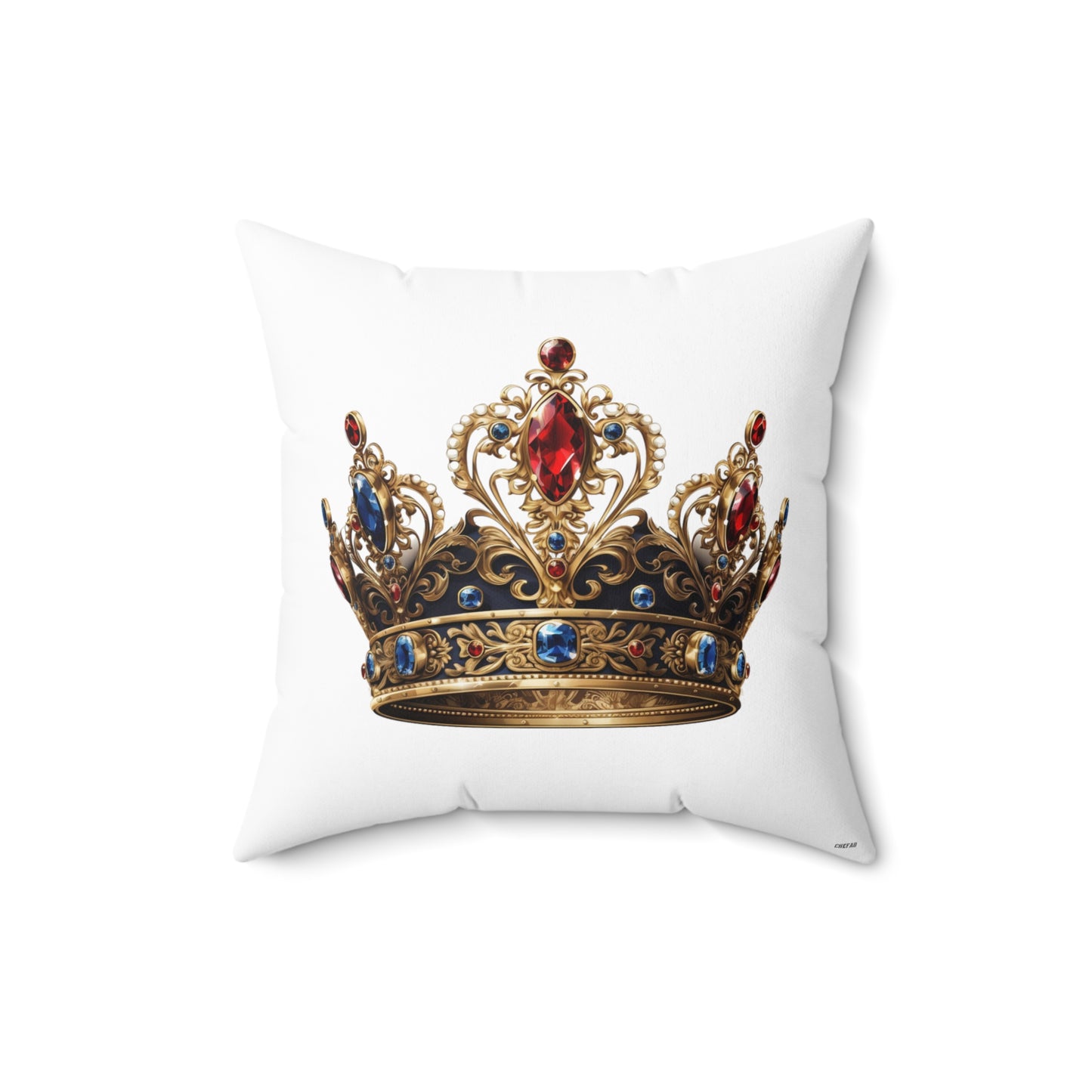 Queen's Crown, Spun Polyester Square Pillow