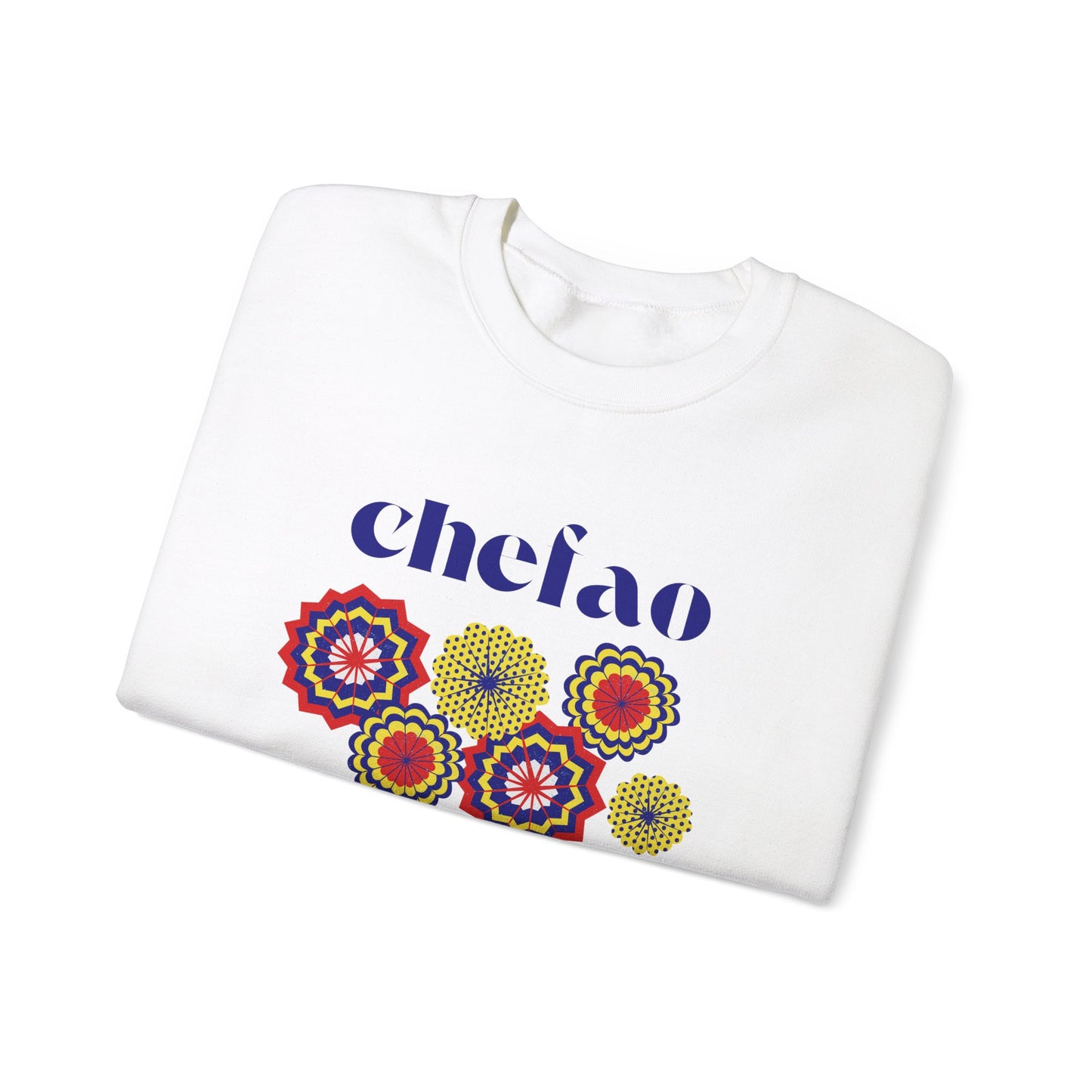 Chefao Paper Fans I, Unisex Heavy Blend Crewneck Sweatshirt