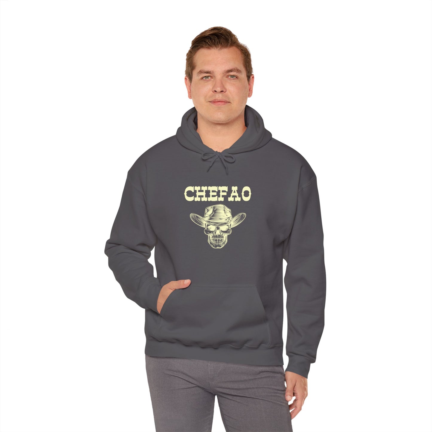 Chefao Cowboy VII, Unisex Heavy Blend Hooded Sweatshirt