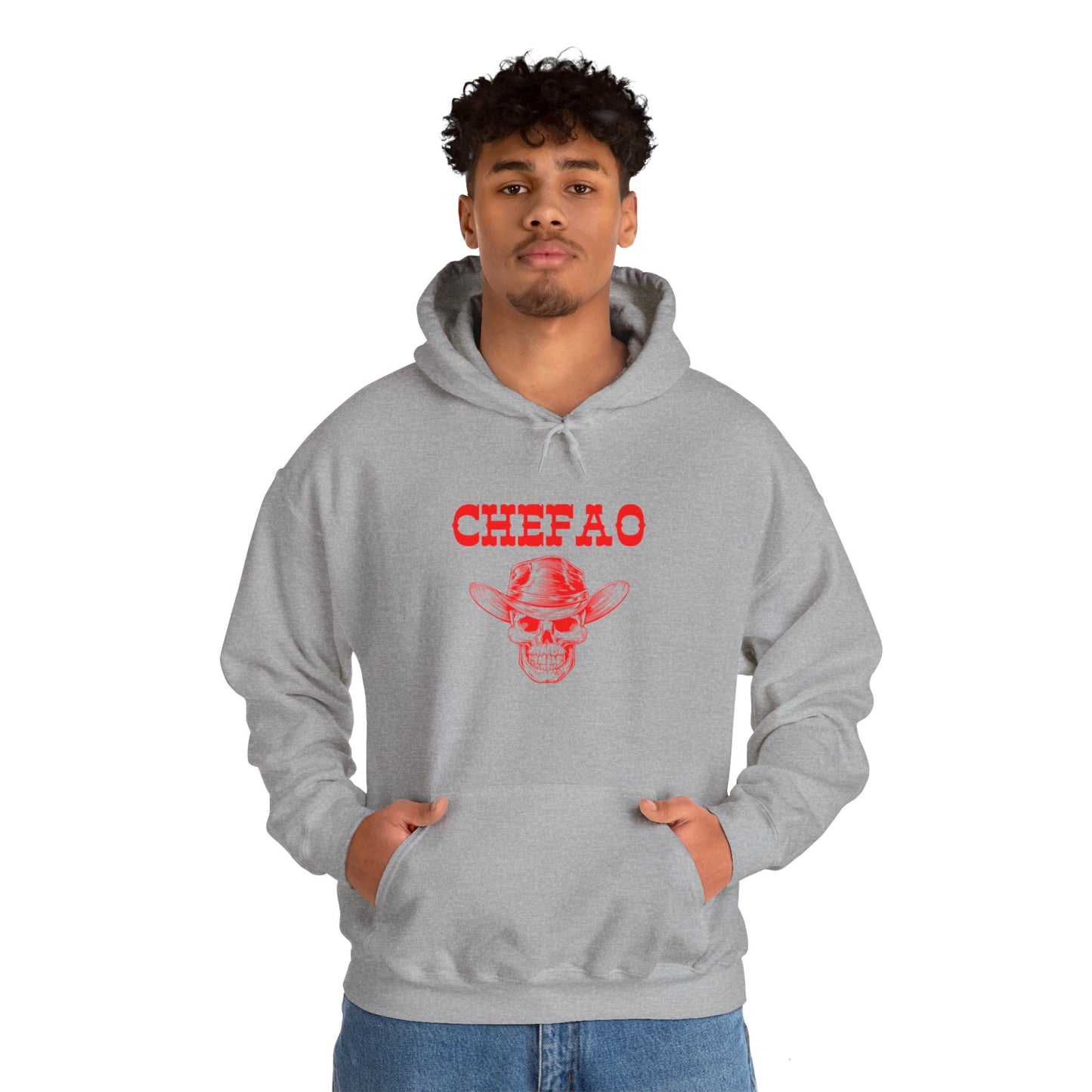 Chefao Cowboy VII, Unisex Heavy Blend Hooded Sweatshirt