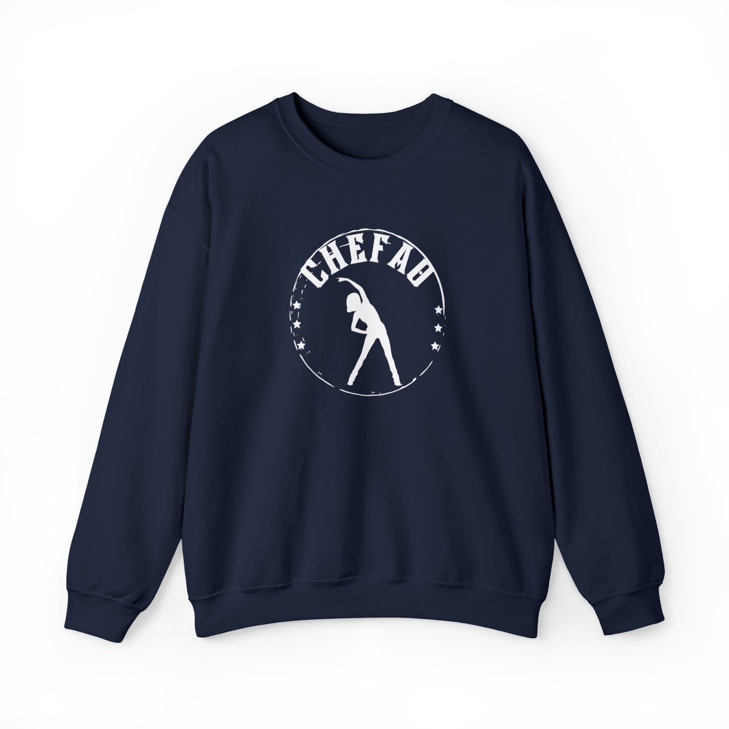 Chefao Aerobics I, Unisex Heavy Blend Crewneck Sweatshirt