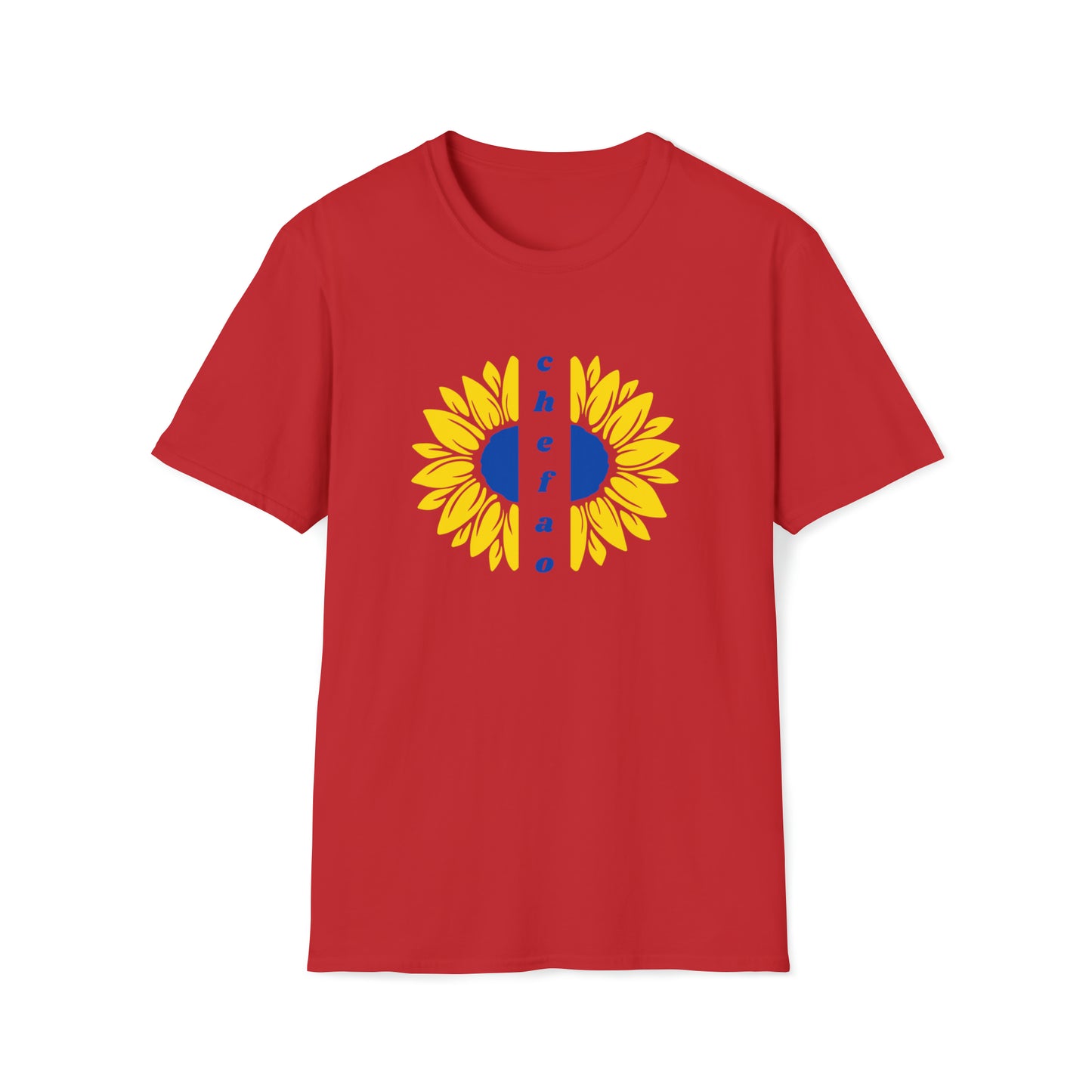 Chefao Sunflower II, Unisex Softstyle T-Shirt