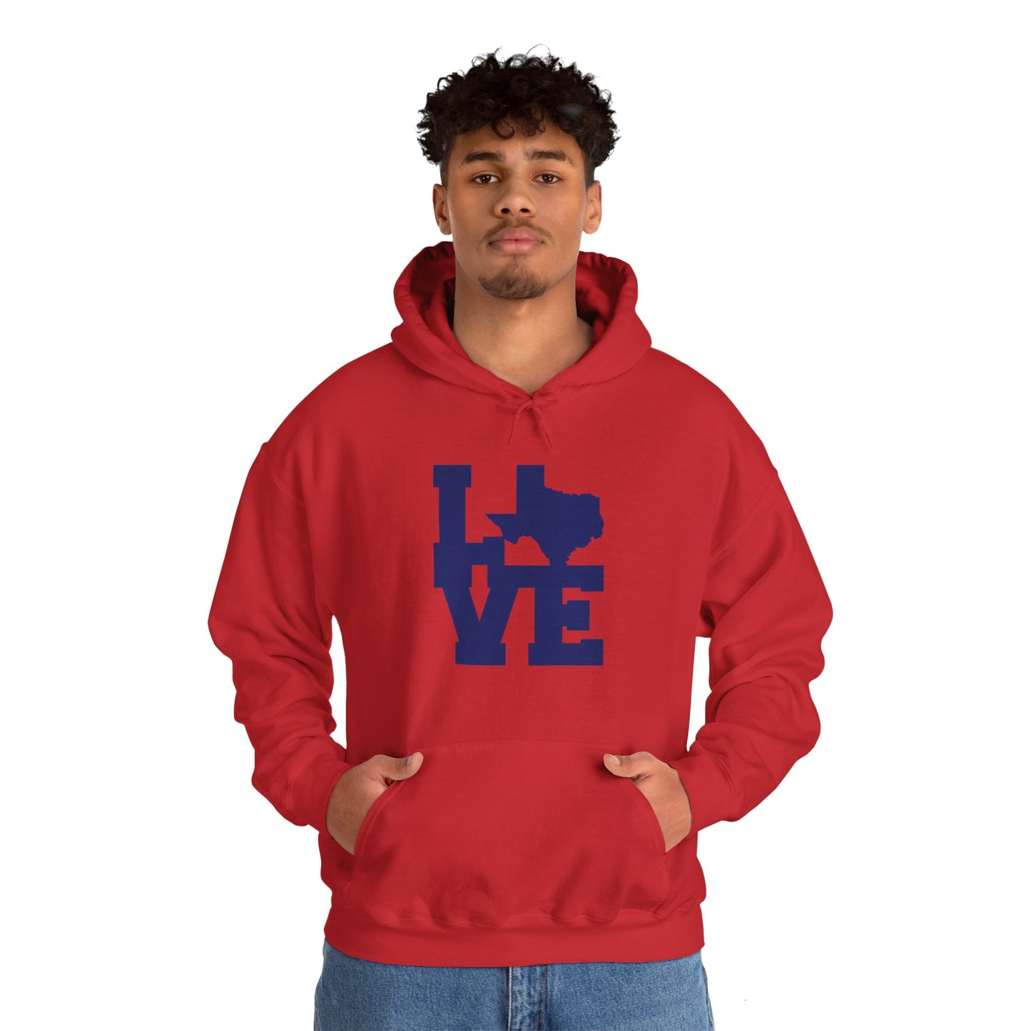 Chefao LoveTexas I, Unisex Heavy Blend Hooded Sweatshirt