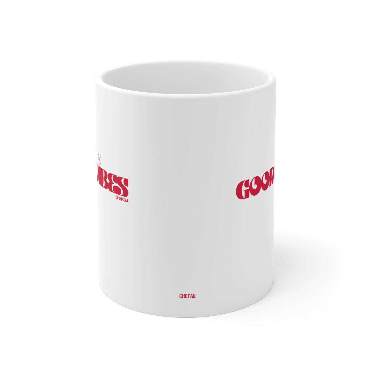 Good Vibes I, White Coffee Mug, 11oz