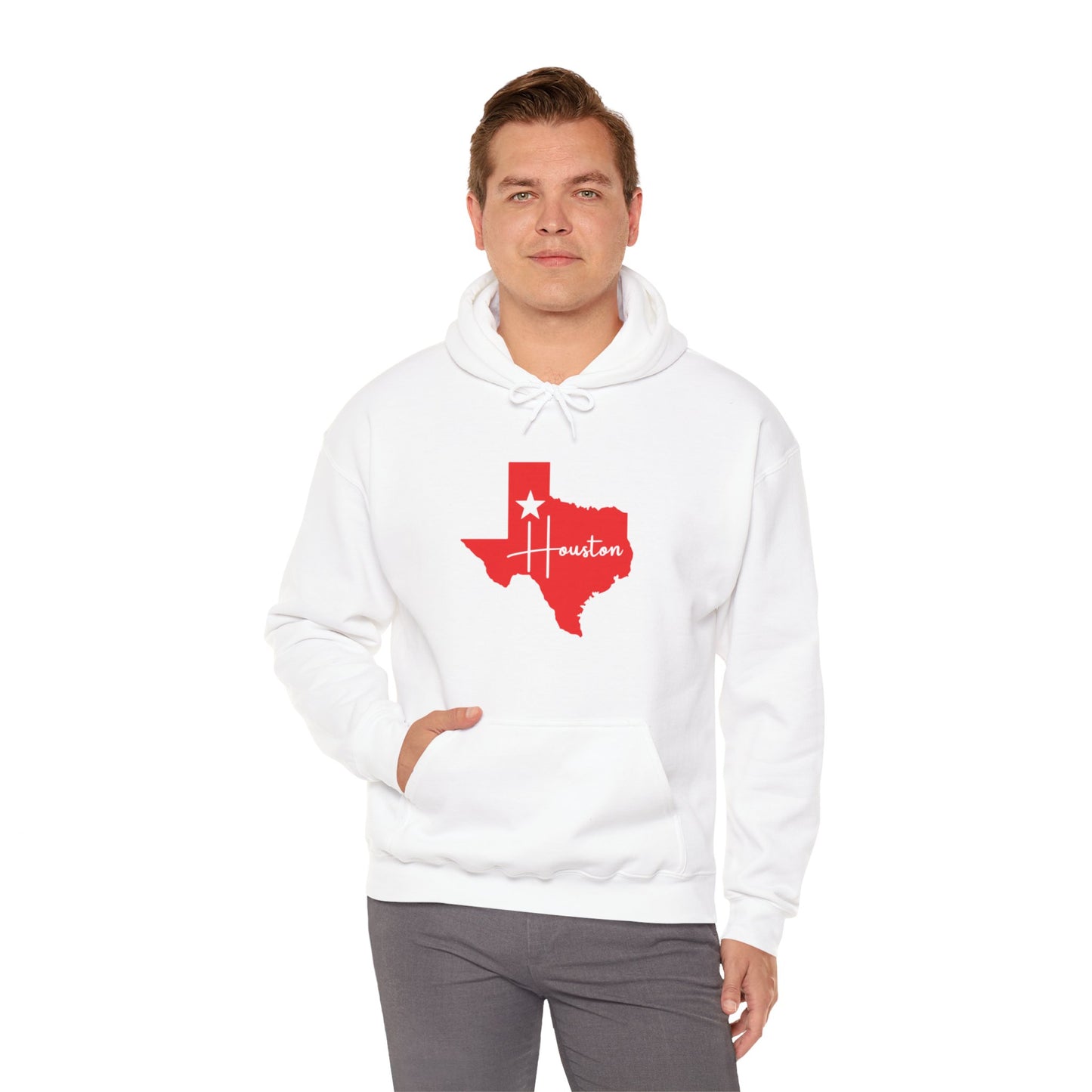 Chefao Houston, Texas I, Unisex Heavy Blend Hooded Sweatshirt
