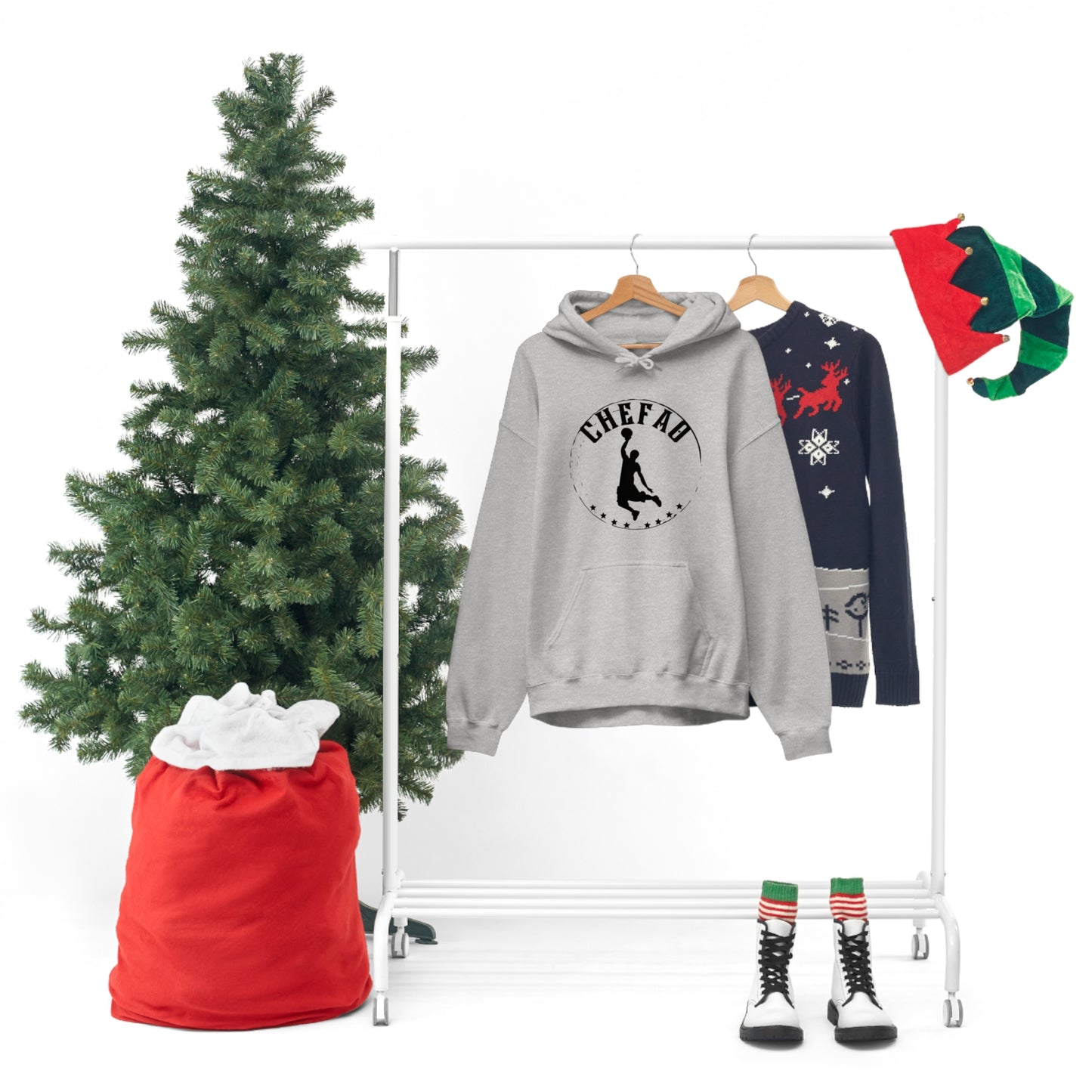 Chefao Basketball V Unisex Heavy Blend Hooded Sweatshirt