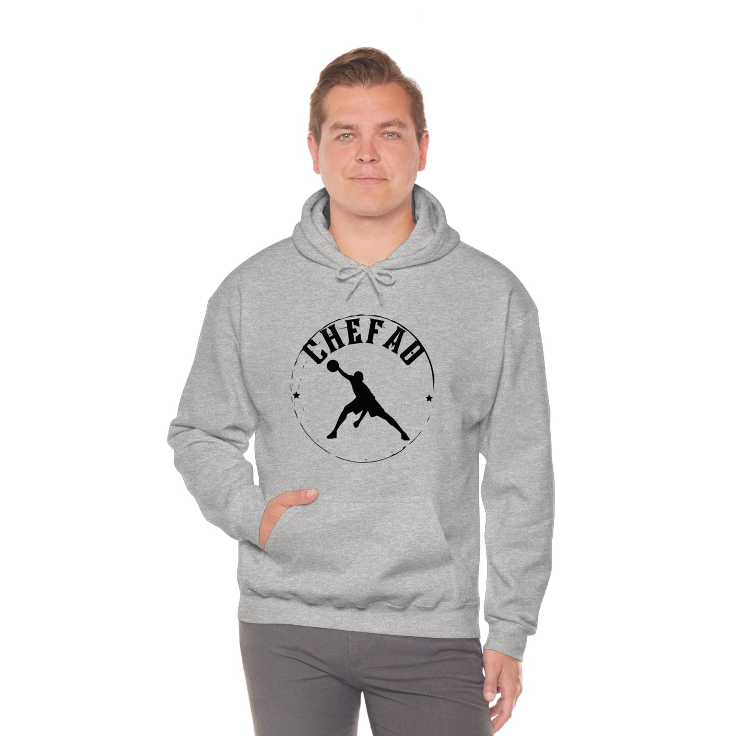 Chefao Basketball III, Unisex Heavy Blend Hooded Sweatshirt