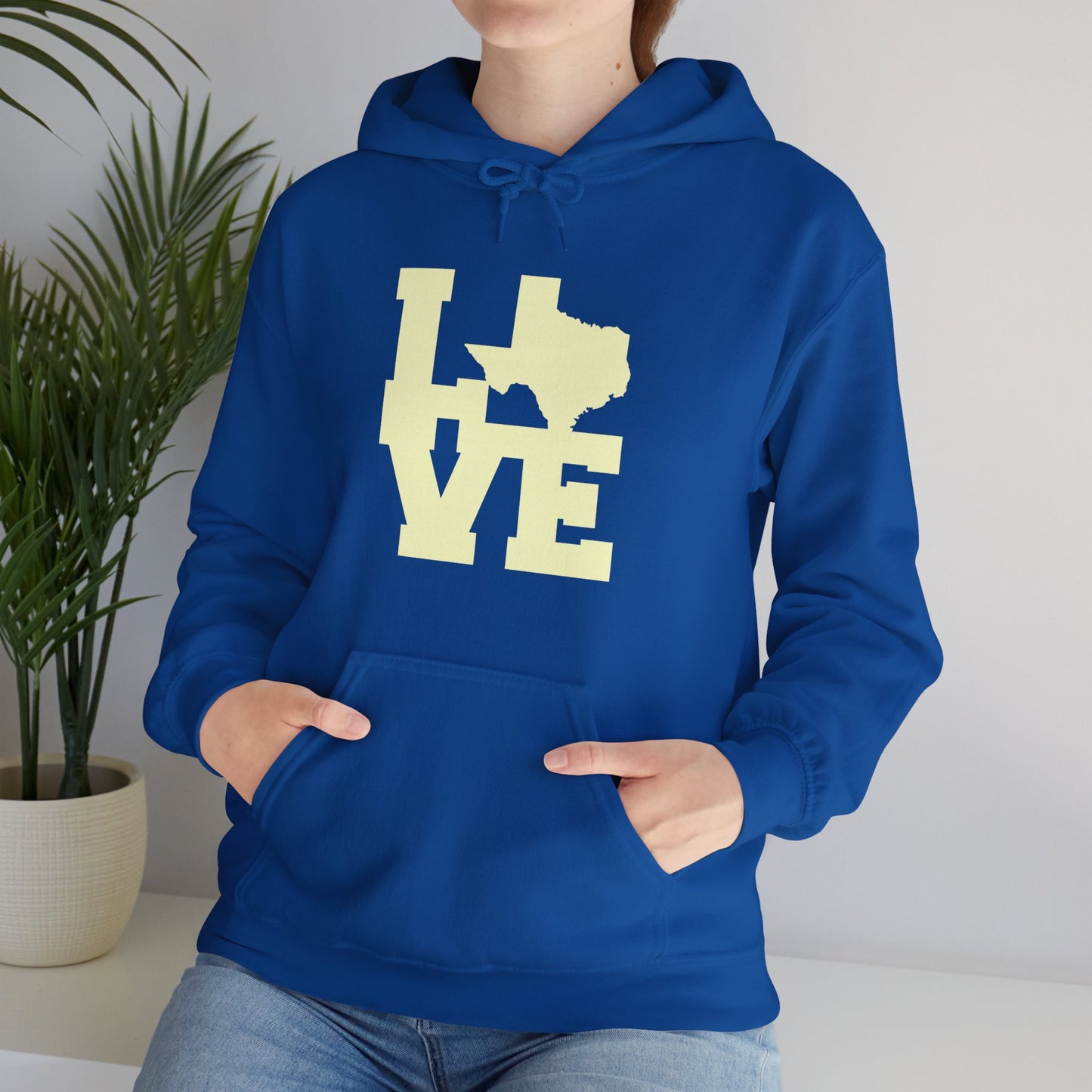 Chefao LoveTexas I, Unisex Heavy Blend Hooded Sweatshirt