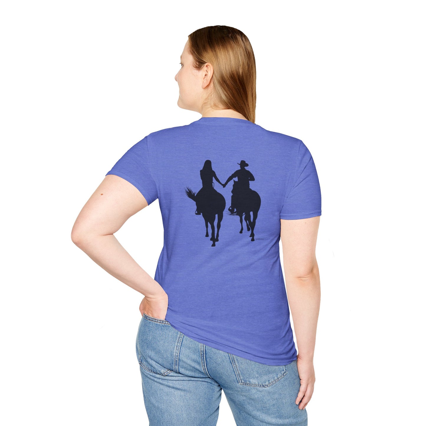 Chefao Cowboy and Cowgirl I, Unisex Softstyle T-Shirt