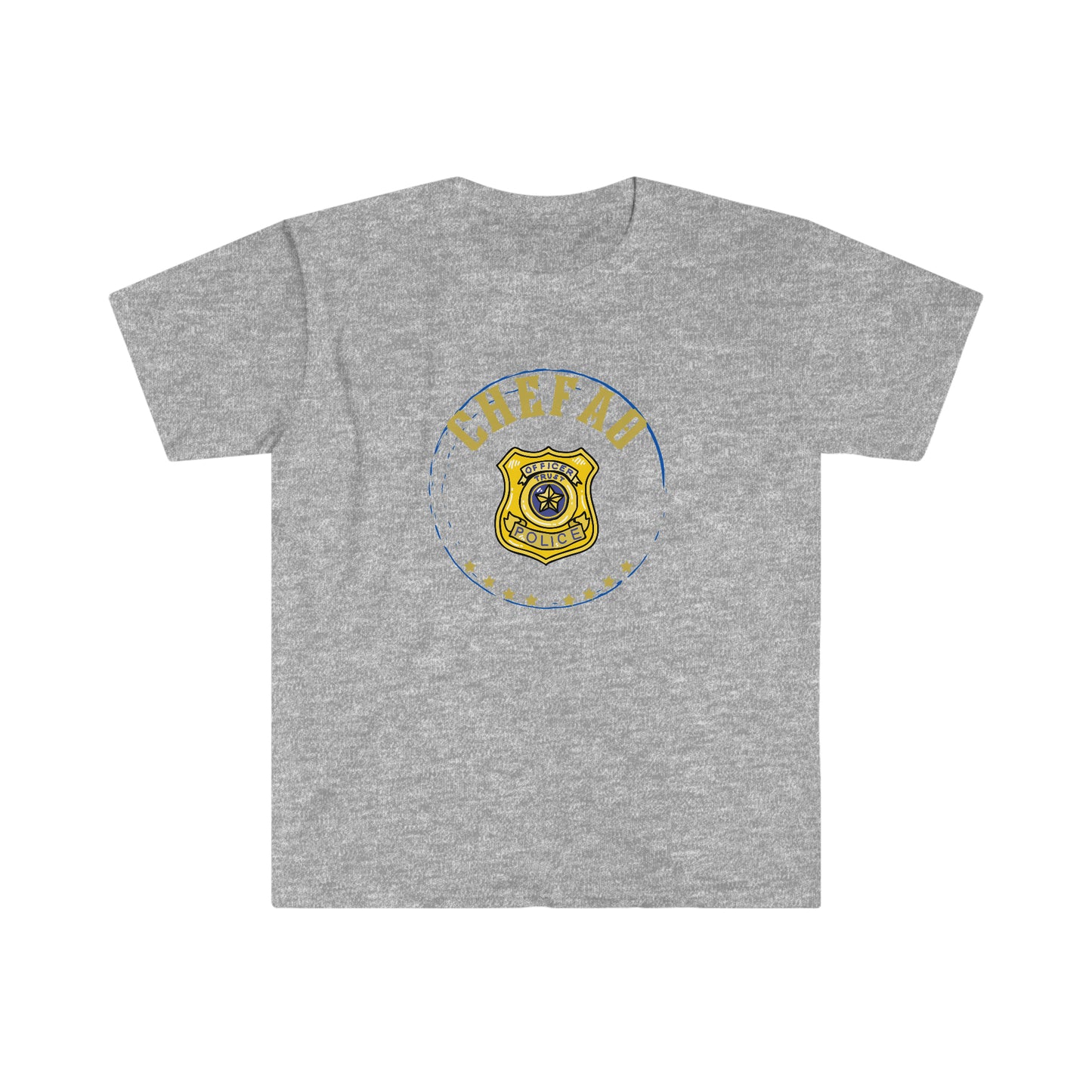 Chefao Police I, Unisex Softstyle T-Shirt