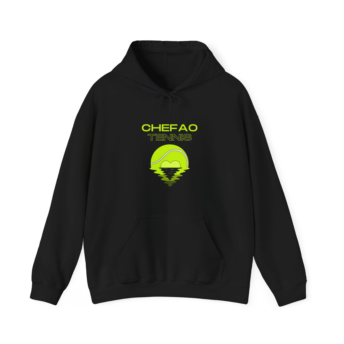 Chefao Tennis X, Unisex Heavy Blend Hooded Sweatshirt
