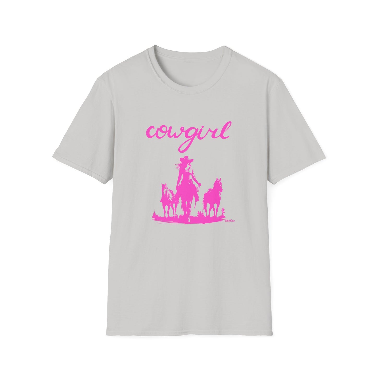 Chefao Cowgirl VI, Unisex Softstyle T-Shirt