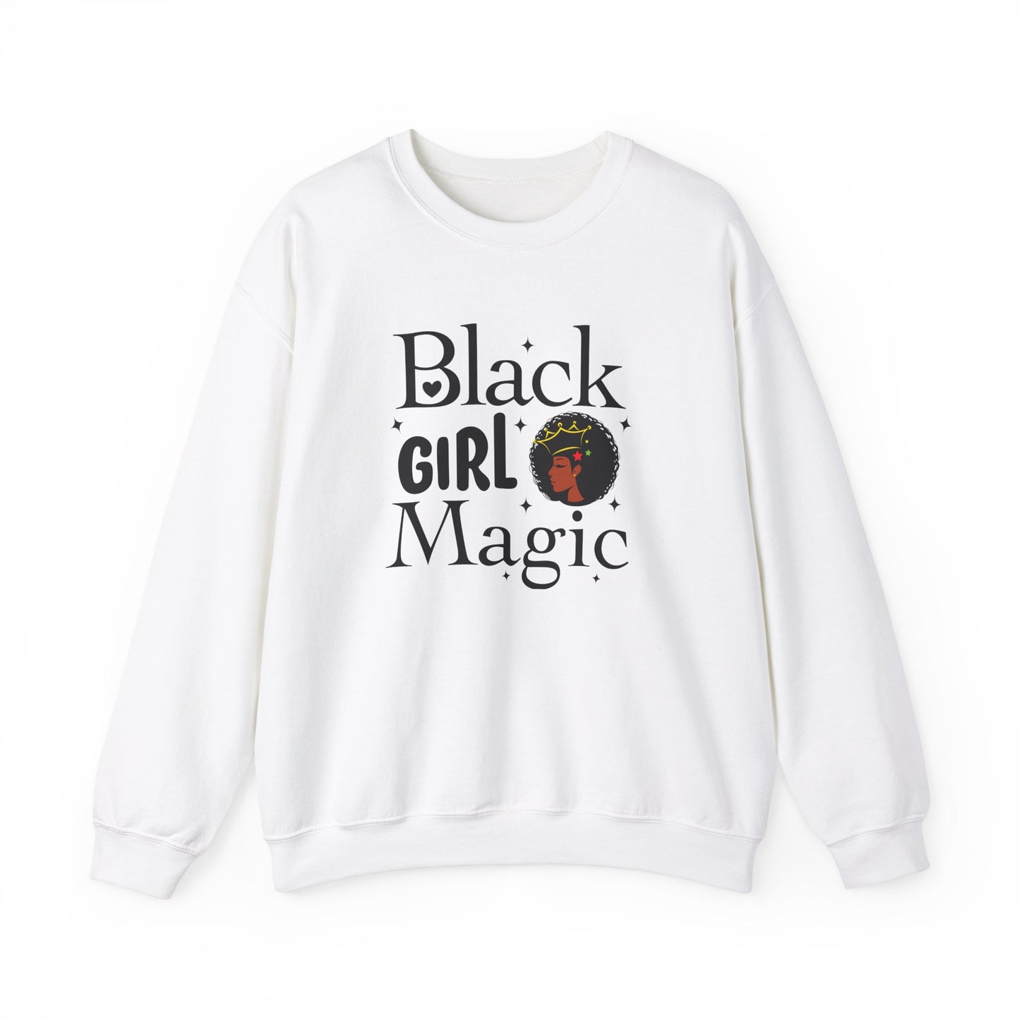 Chefao Black Girl Magic I, Unisex Heavy Blend™ Crewneck Sweatshirt