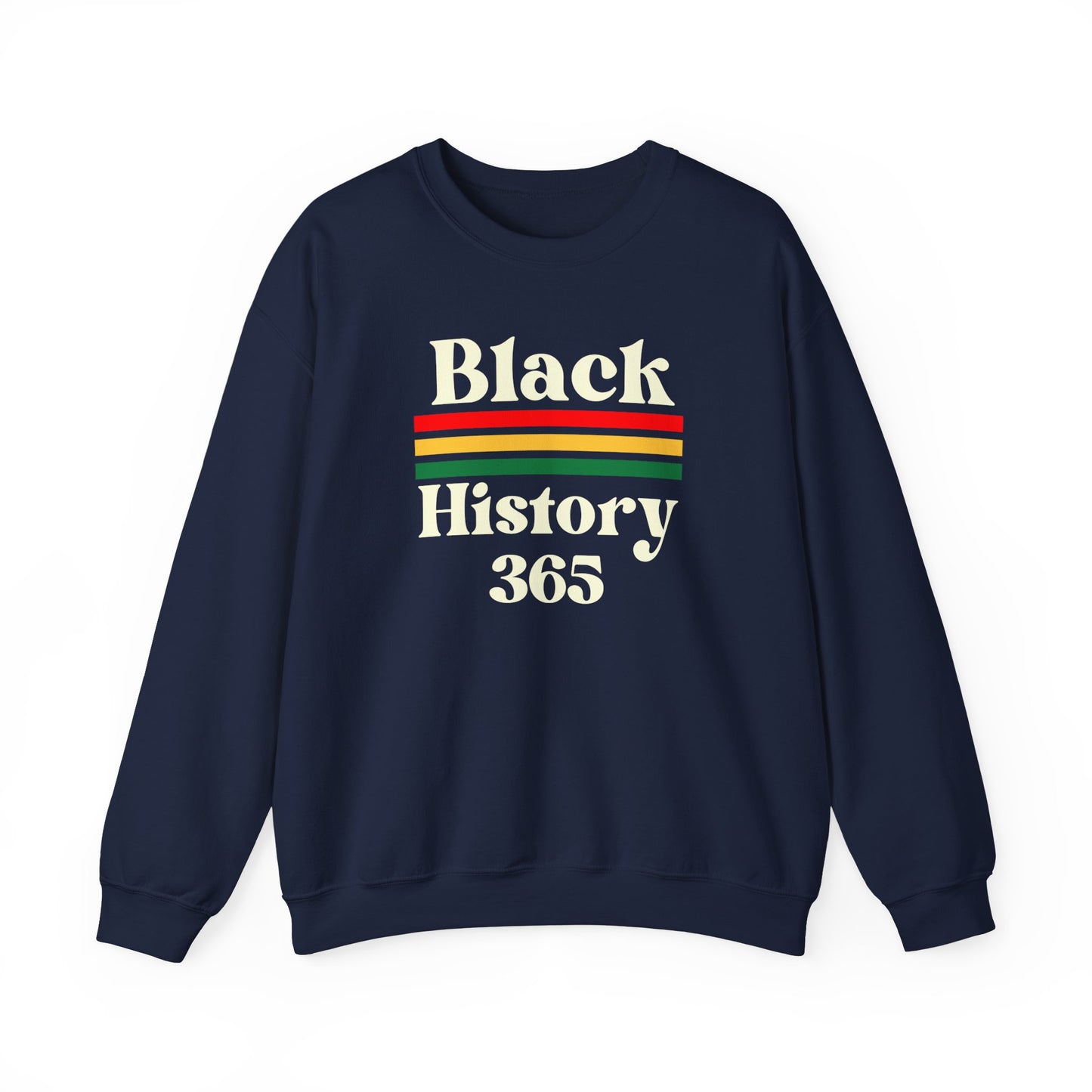 Chefao Black History 365, Unisex Heavy Blend™ Crewneck Sweatshirt