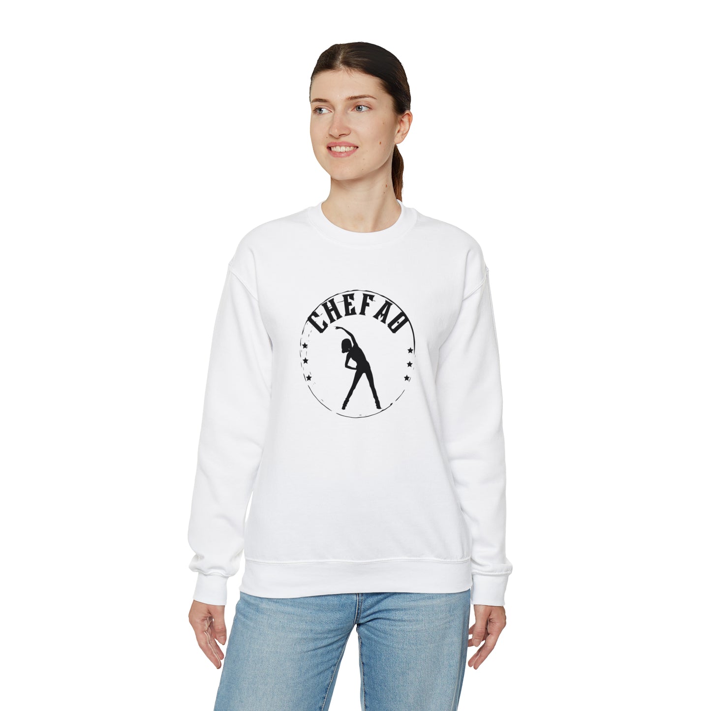 Chefao Aerobics I, Unisex Heavy Blend Crewneck Sweatshirt