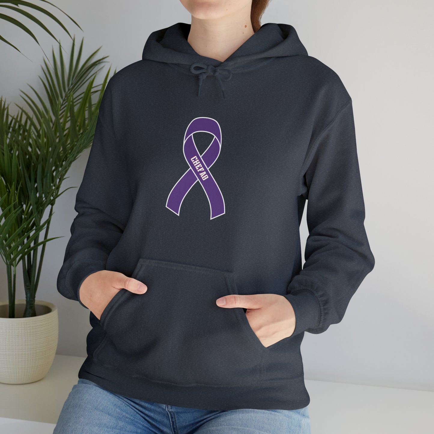 Chefao Cancer Awareness I, Unisex Heavy Blend™ Hooded Sweatshirt