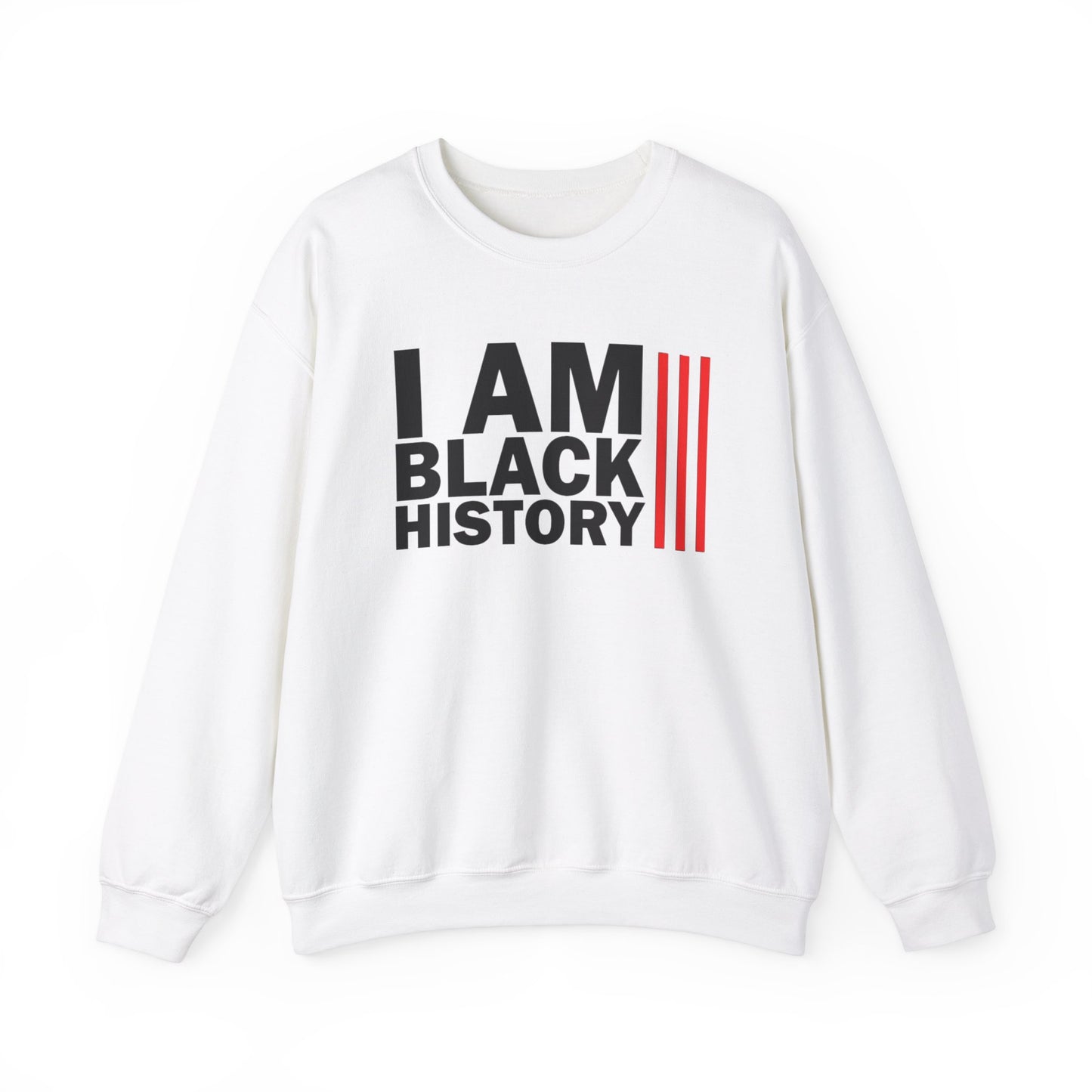 Chefao I Am Black History I, Unisex Heavy Blend™ Crewneck Sweatshirt