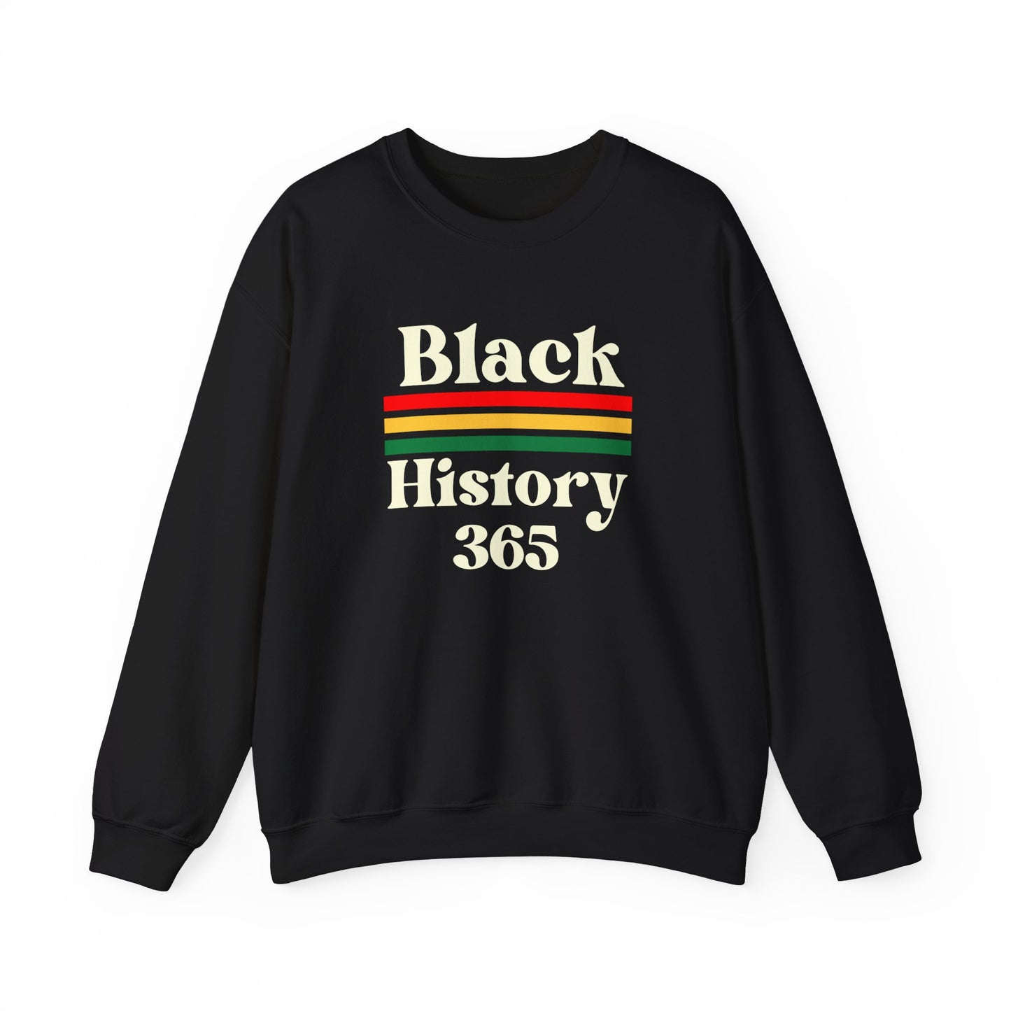 Chefao Black History 365, Unisex Heavy Blend™ Crewneck Sweatshirt