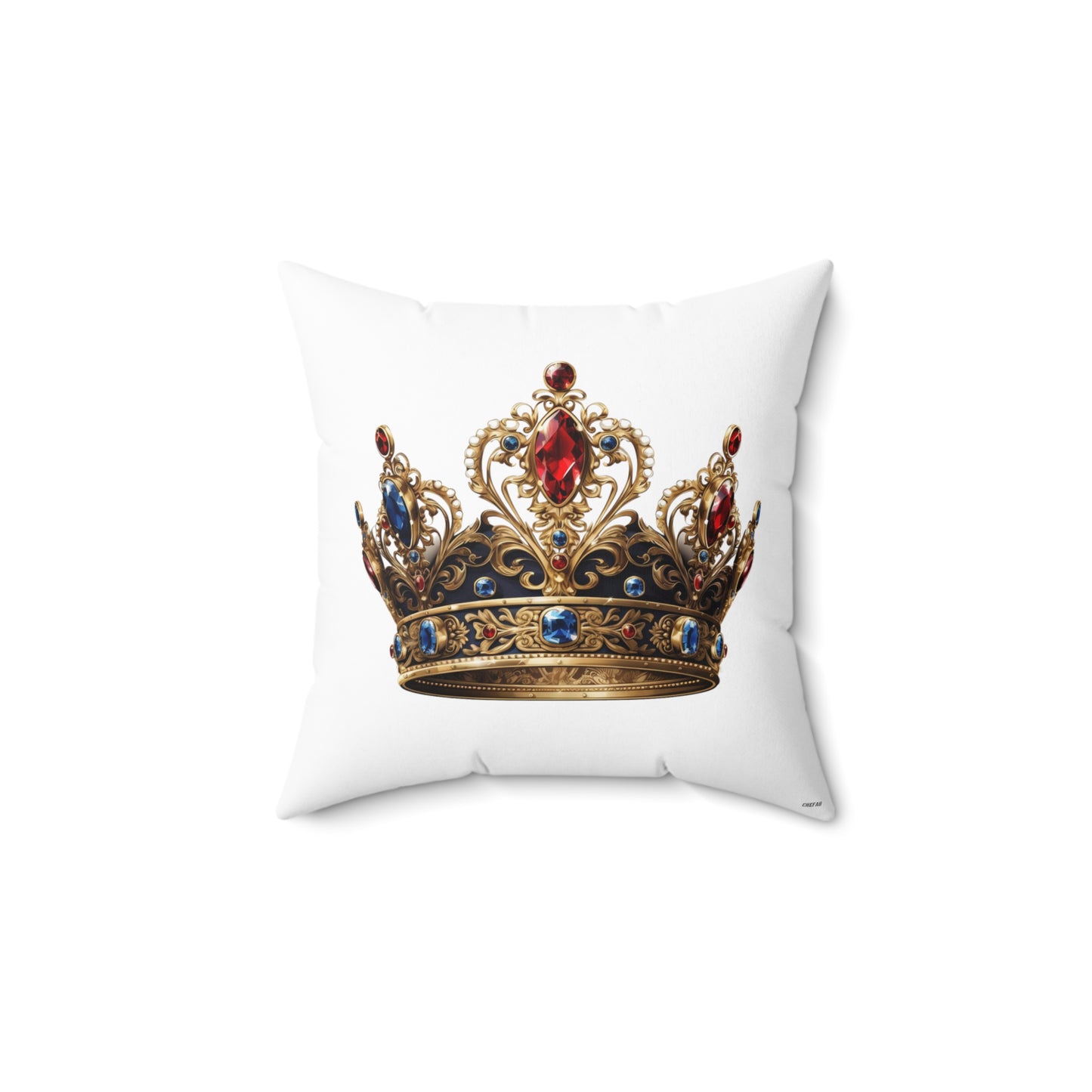 Queen's Crown, Spun Polyester Square Pillow