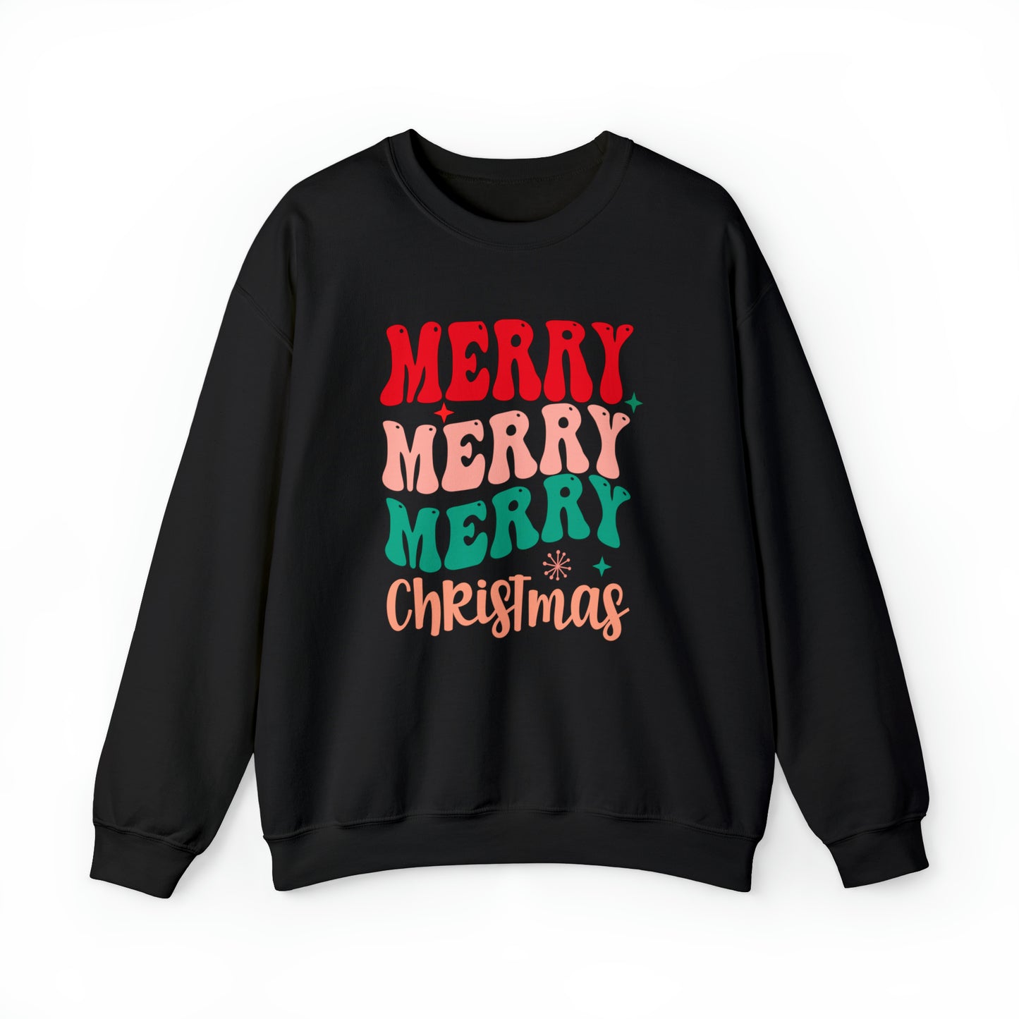 Merry Christmas II, Unisex Heavy Blend Crewneck Sweatshirt