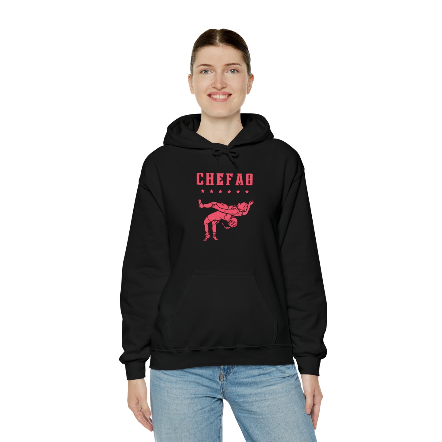 Chefao Wrestling VIII, Unisex Heavy Blend Hooded Sweatshirt