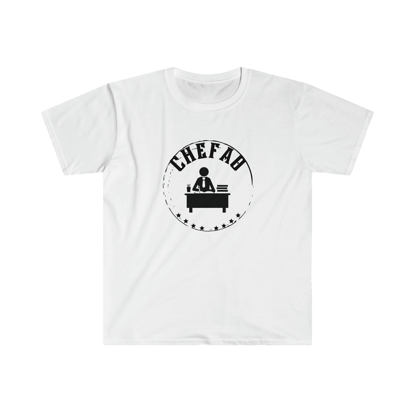 Chefao Teacher V, Unisex Softstyle T-Shirt