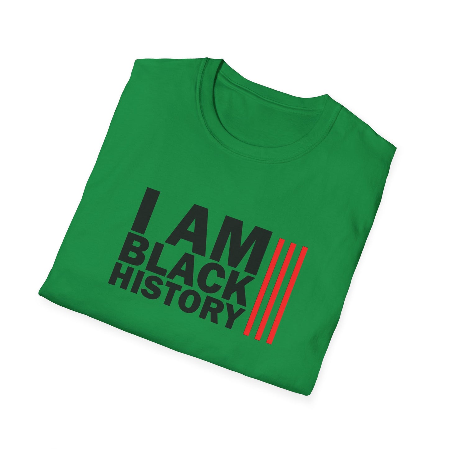 Chefao I Am Black History I, Unisex Softstyle T-Shirt