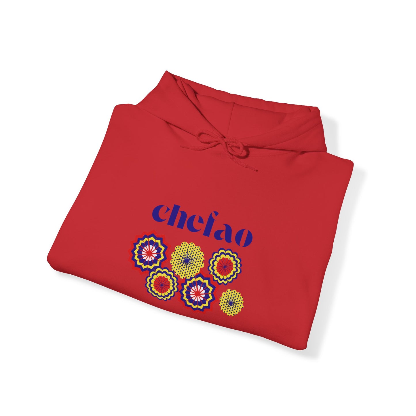Chefao Paper Fans I, Unisex Heavy Blend Hooded Sweatshirt