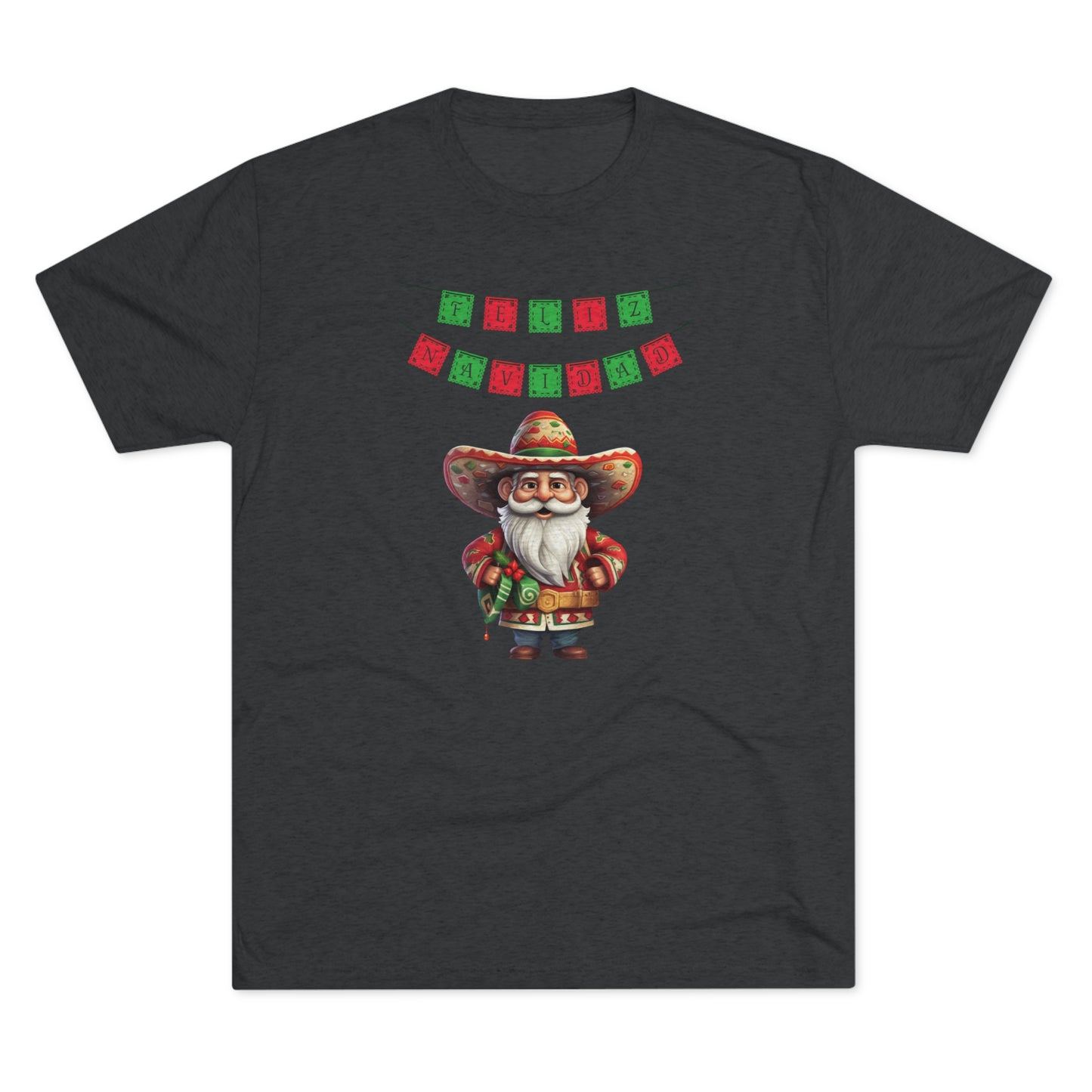Feliz Navidad I, Unisex Tri-Blend Crew Tee