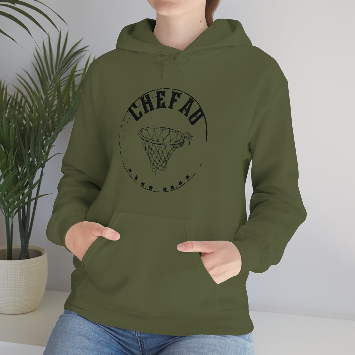 Chefao Basketball II, Unisex Heavy Blend Hooded Sweatshirt