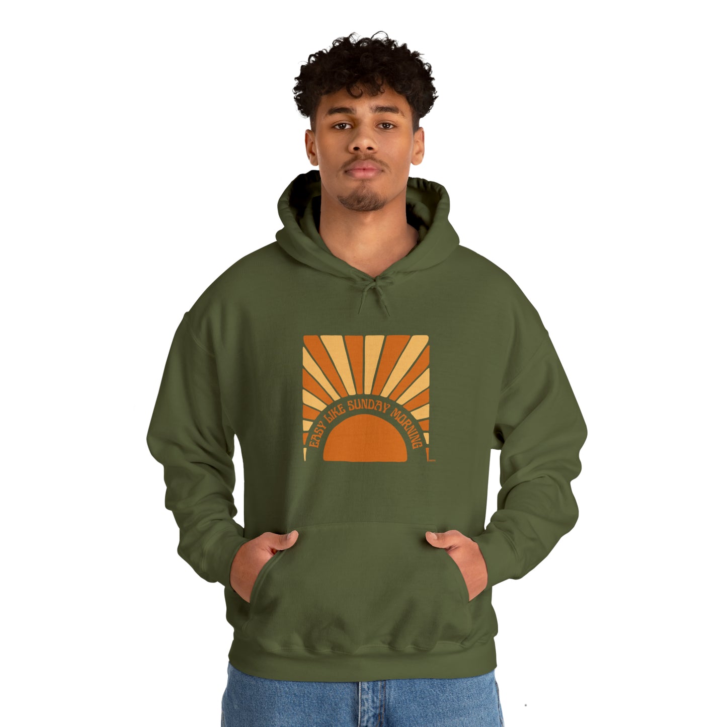 Easy Like Sunday Morning, Unisex Heavy Blend Hooded Sweatshirt