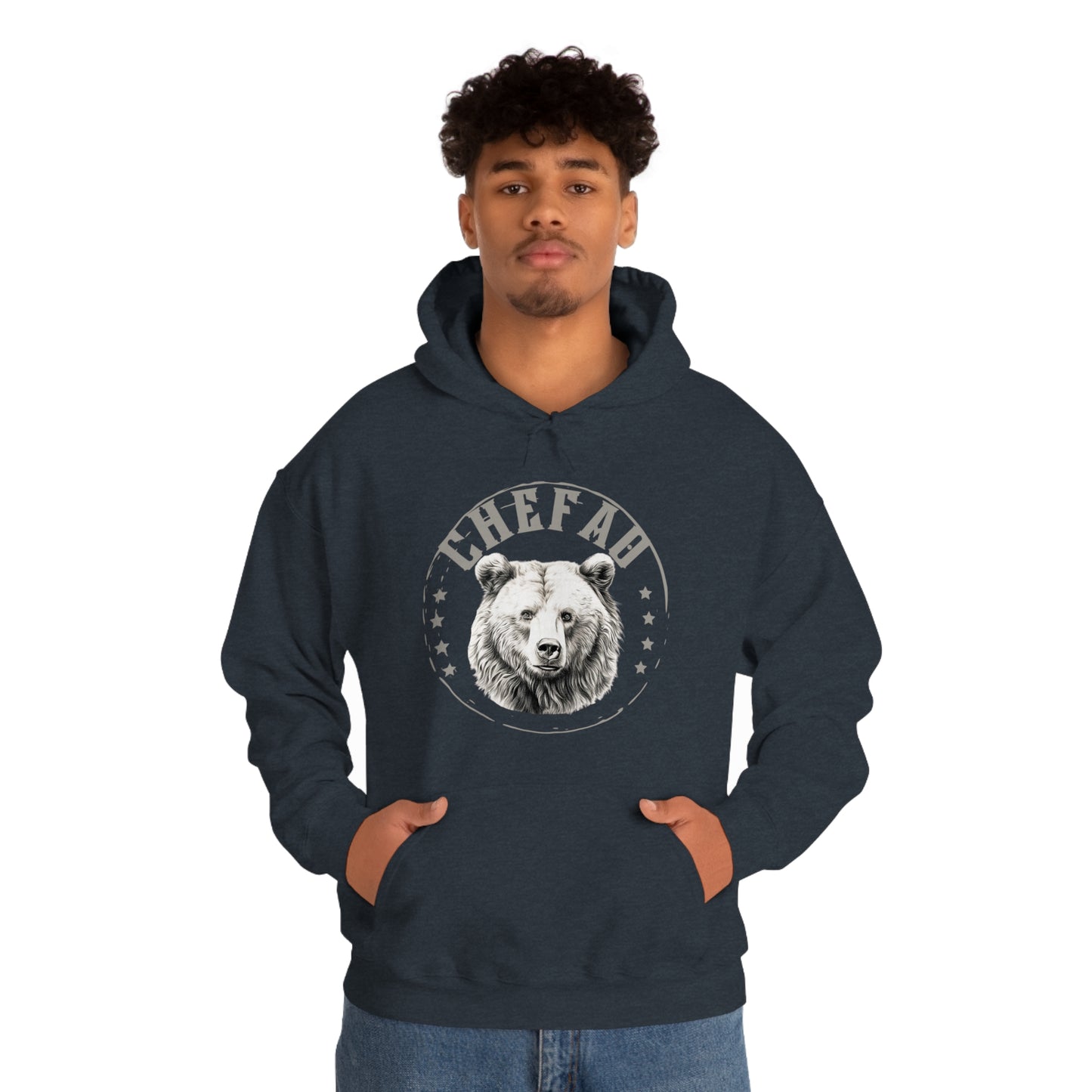 Chefao Bear I, Unisex Heavy Blend Hooded Sweatshirt