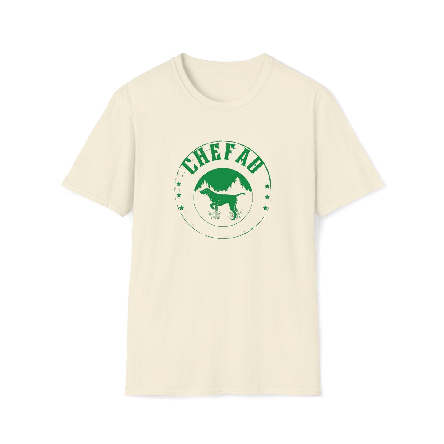 Chefao Hunting I, Unisex Softstyle T-Shirt