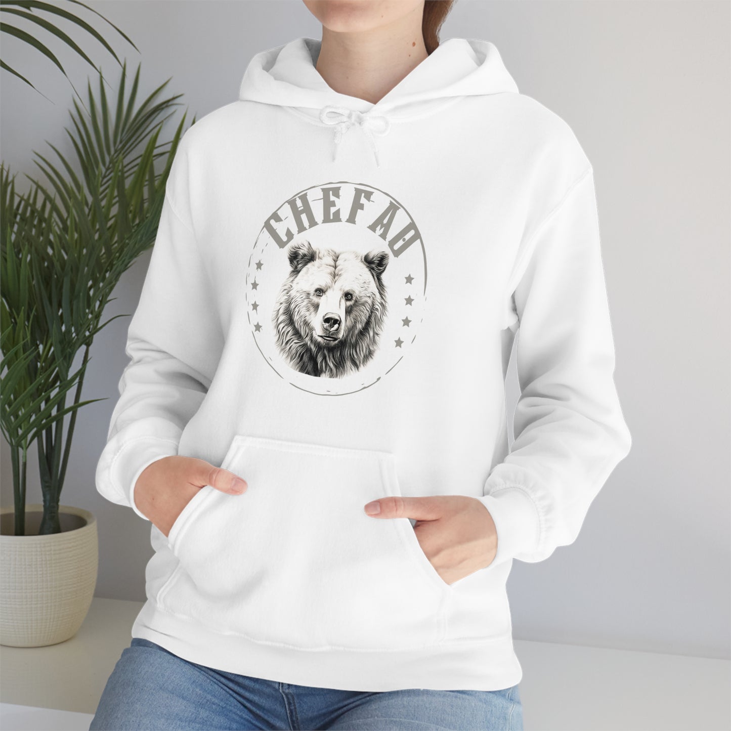 Chefao Bear I, Unisex Heavy Blend Hooded Sweatshirt