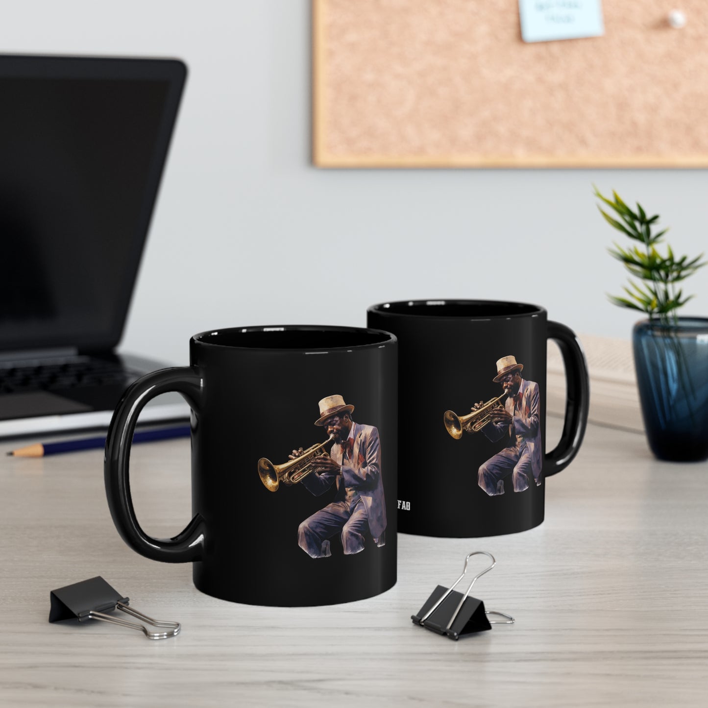 Jazz Great, 11oz Black Coffee Mug