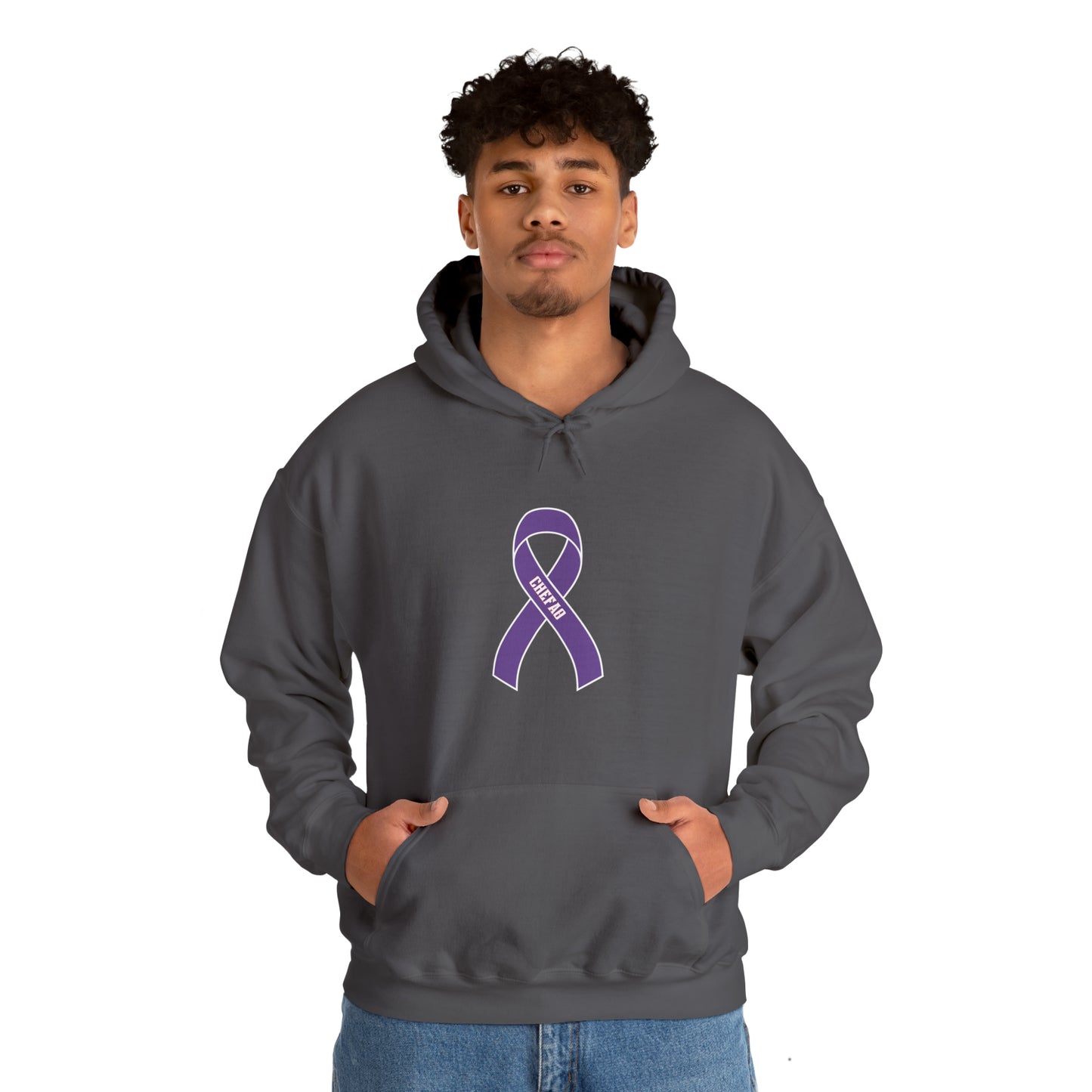 Chefao Cancer Awareness I, Unisex Heavy Blend™ Hooded Sweatshirt