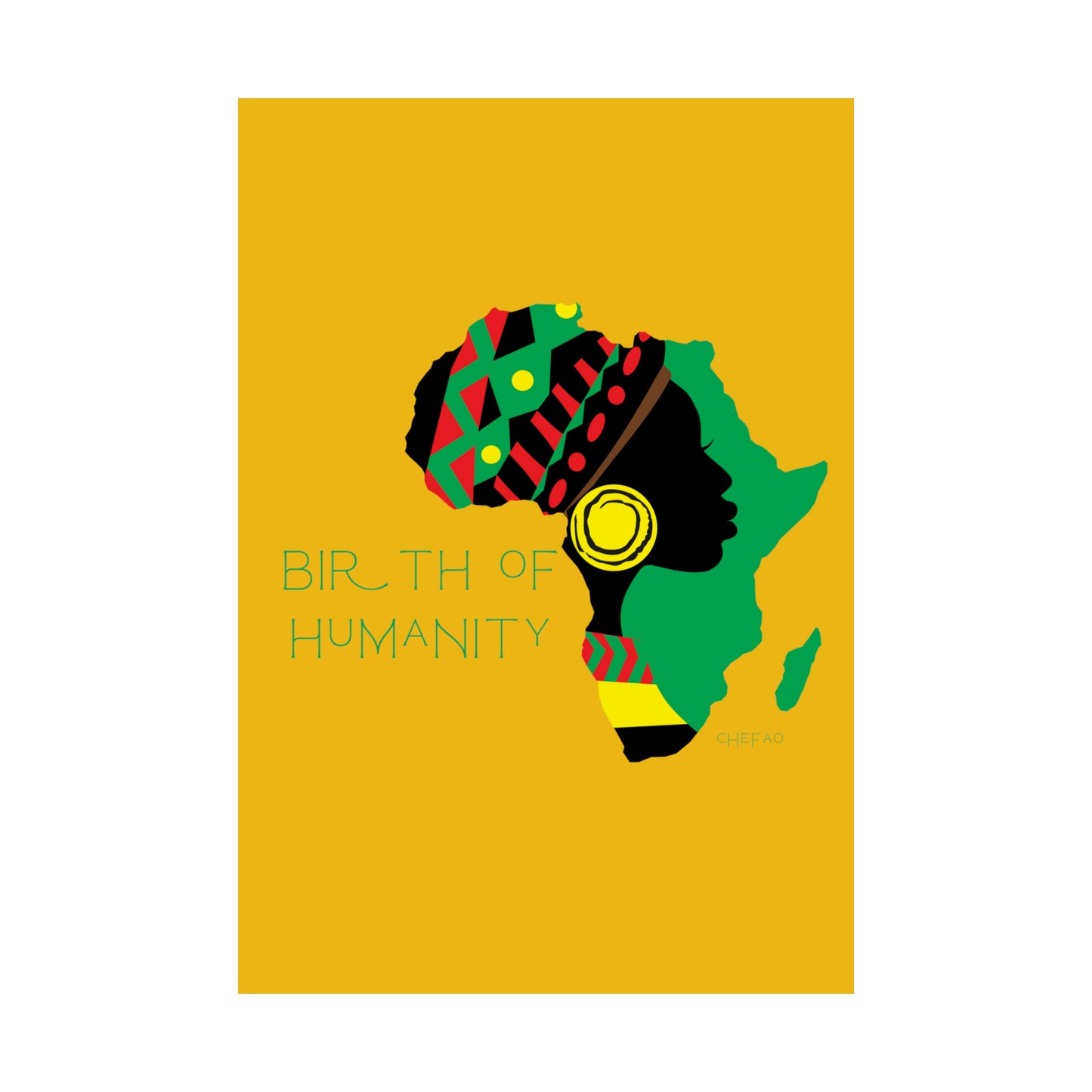 Birth of Humanity™ II, Matte Vertical Posters