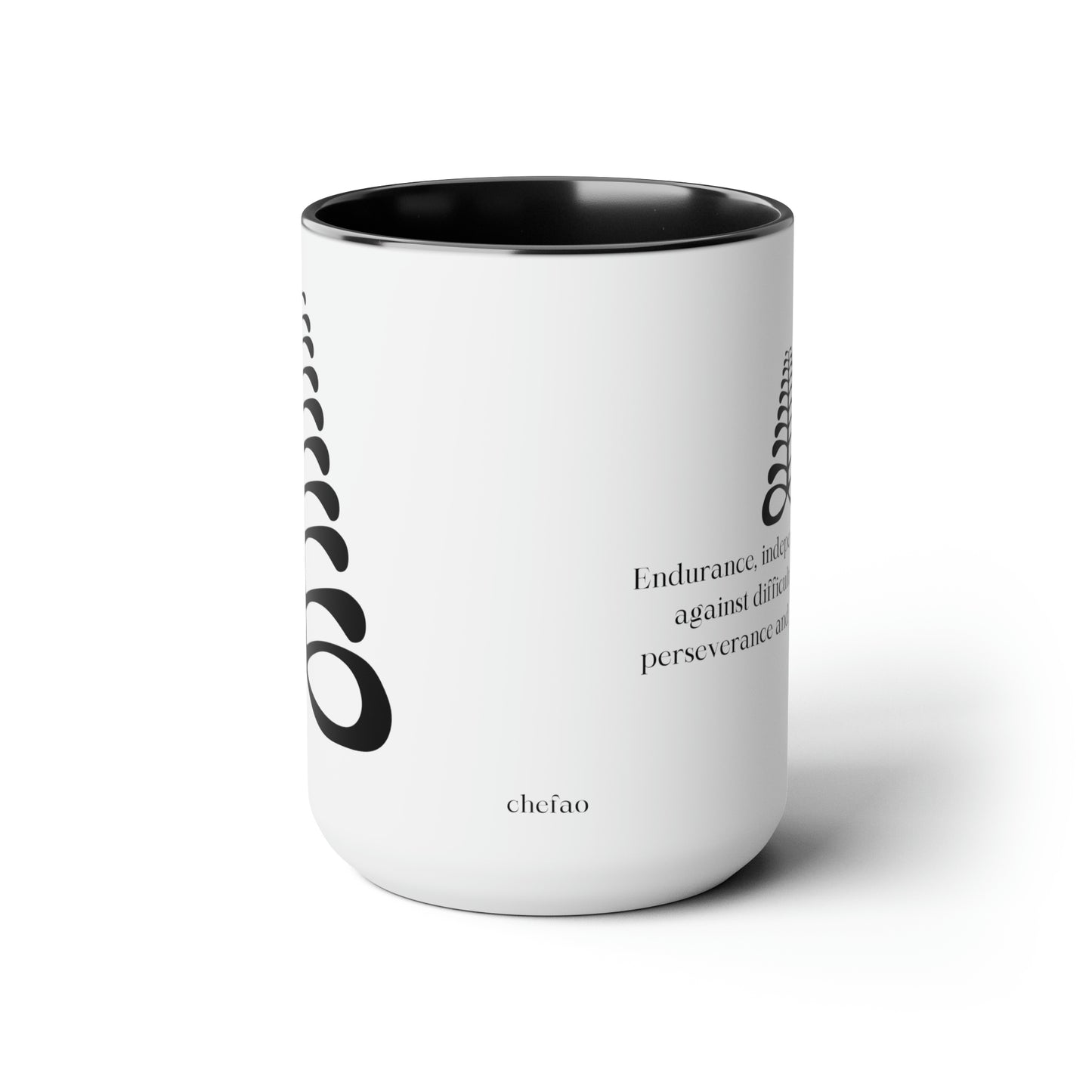 Chefao Aya I, Two-Tone Coffee Mugs, 15oz