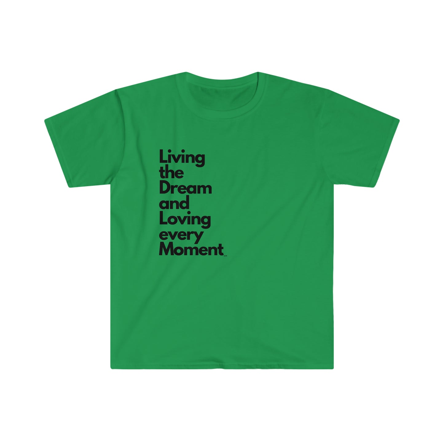 Living the Dream and Loving every Moment, Unisex Softstyle T-Shirt